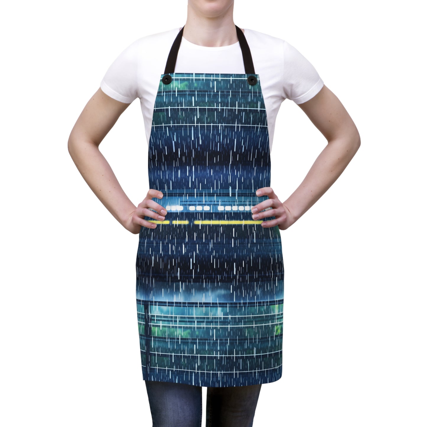 Canvas Apron - Bullet Train Typhoon
