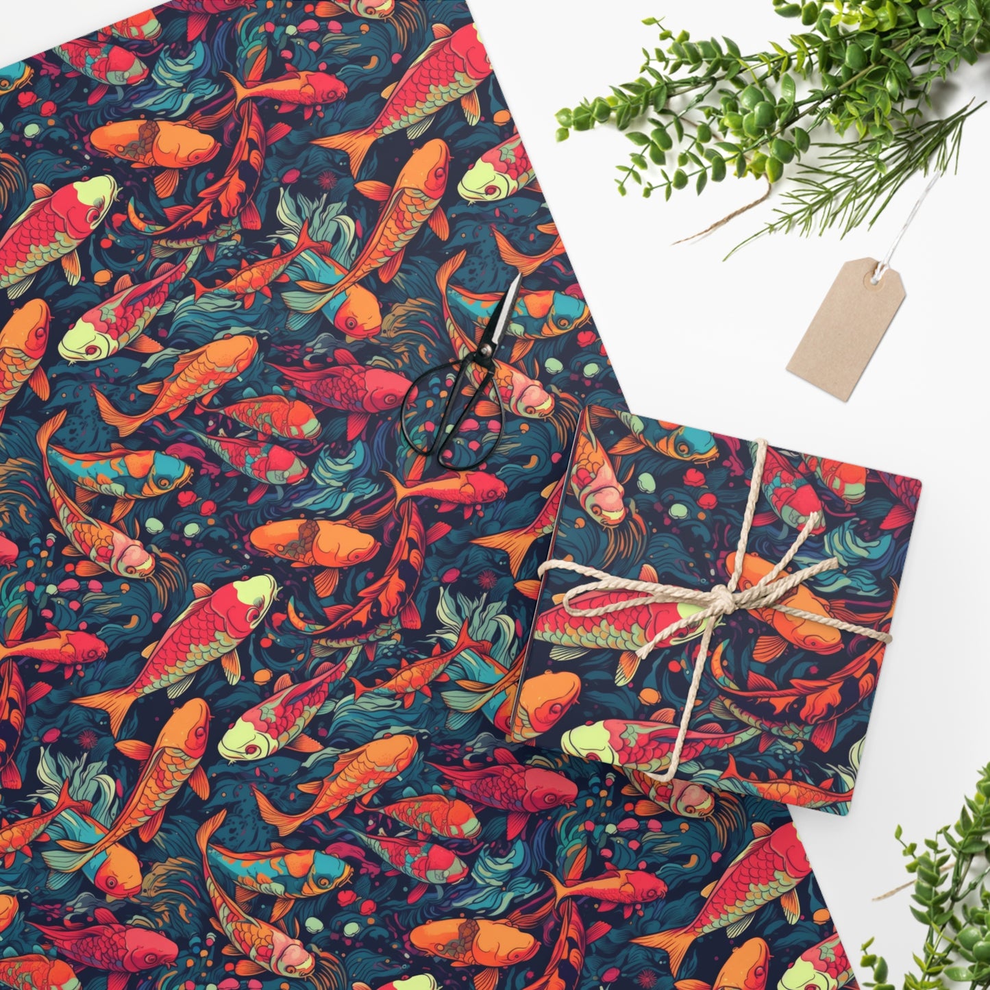 Wrapping Paper - Koi Menagerie