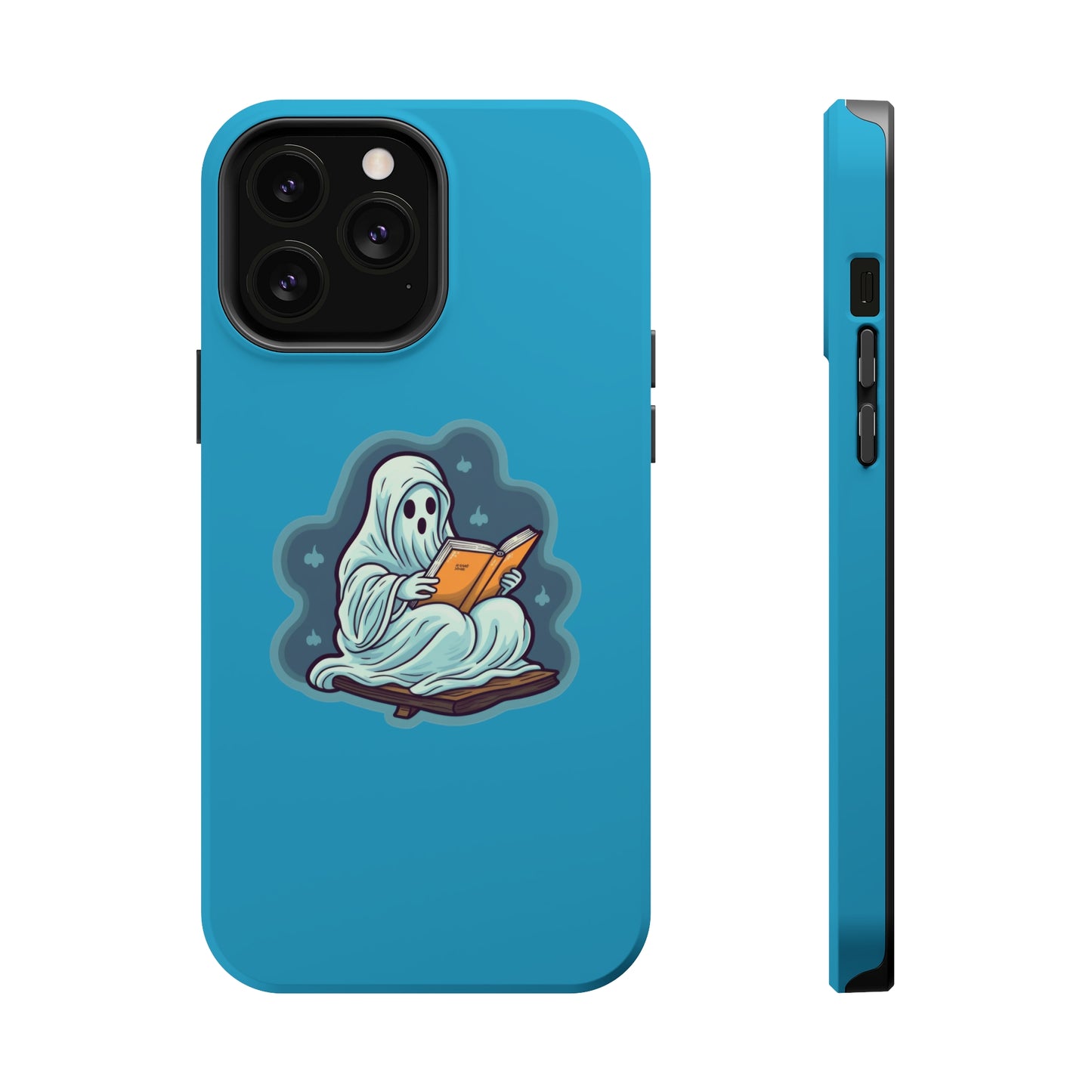 Bookish Ghost Phone Case, Halloween Literary iPhone Case, Teacher's Halloween Present, Librarian Themed Phone Case, Spooky Ghost iPhone Case