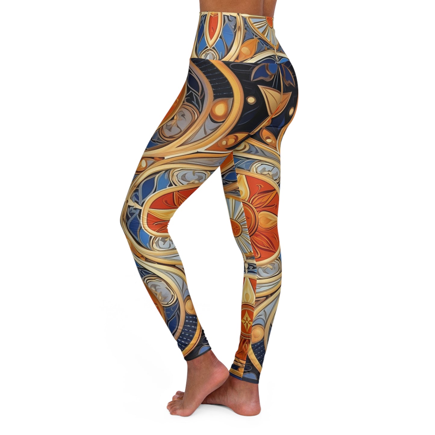 High Waisted Leggings - Pennsylvanian Comet.