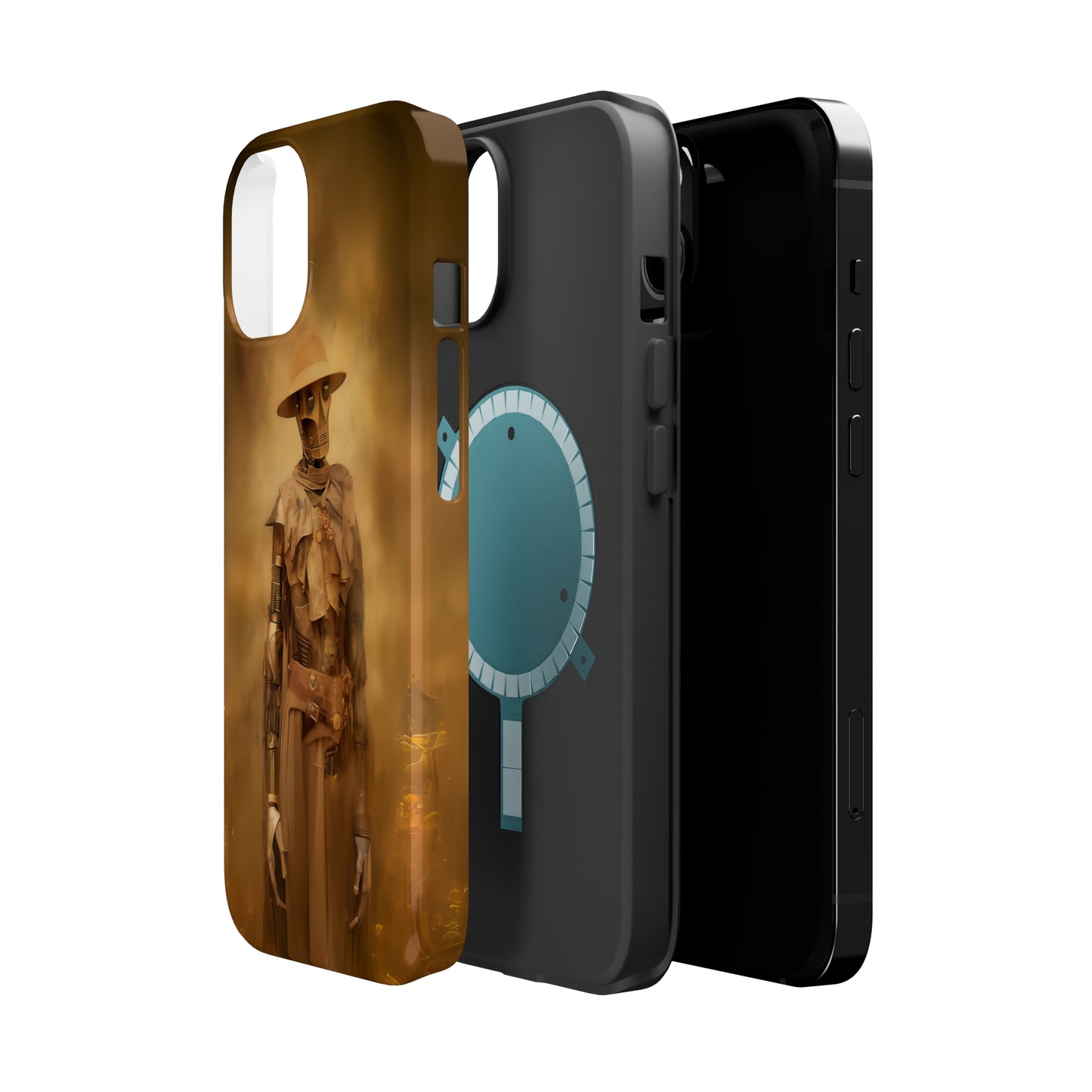 MagSafe Tough iPhone Case - C3P0 Wild West Photography Sepia Vintage Film