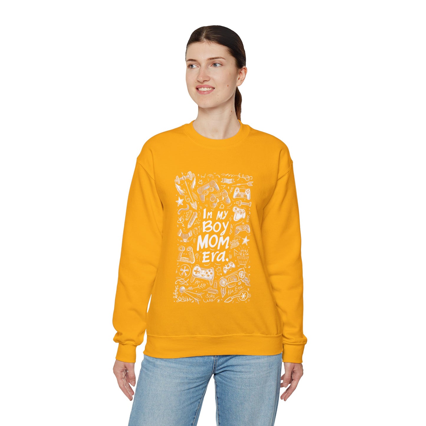 Unisex Heavy Blend™ Crewneck Sweatshirt - In My Boy Mom Era - Gamer