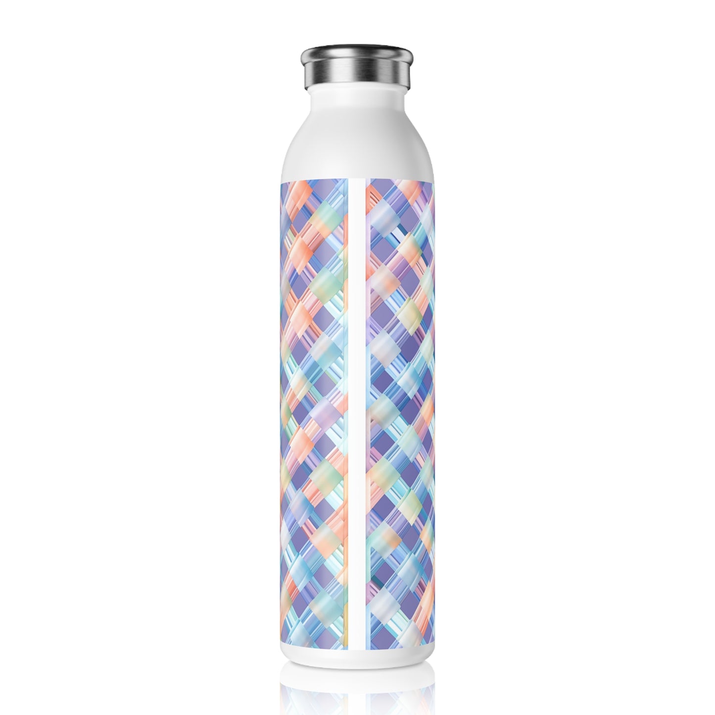Slim Water Bottle - Edmund London Gingham