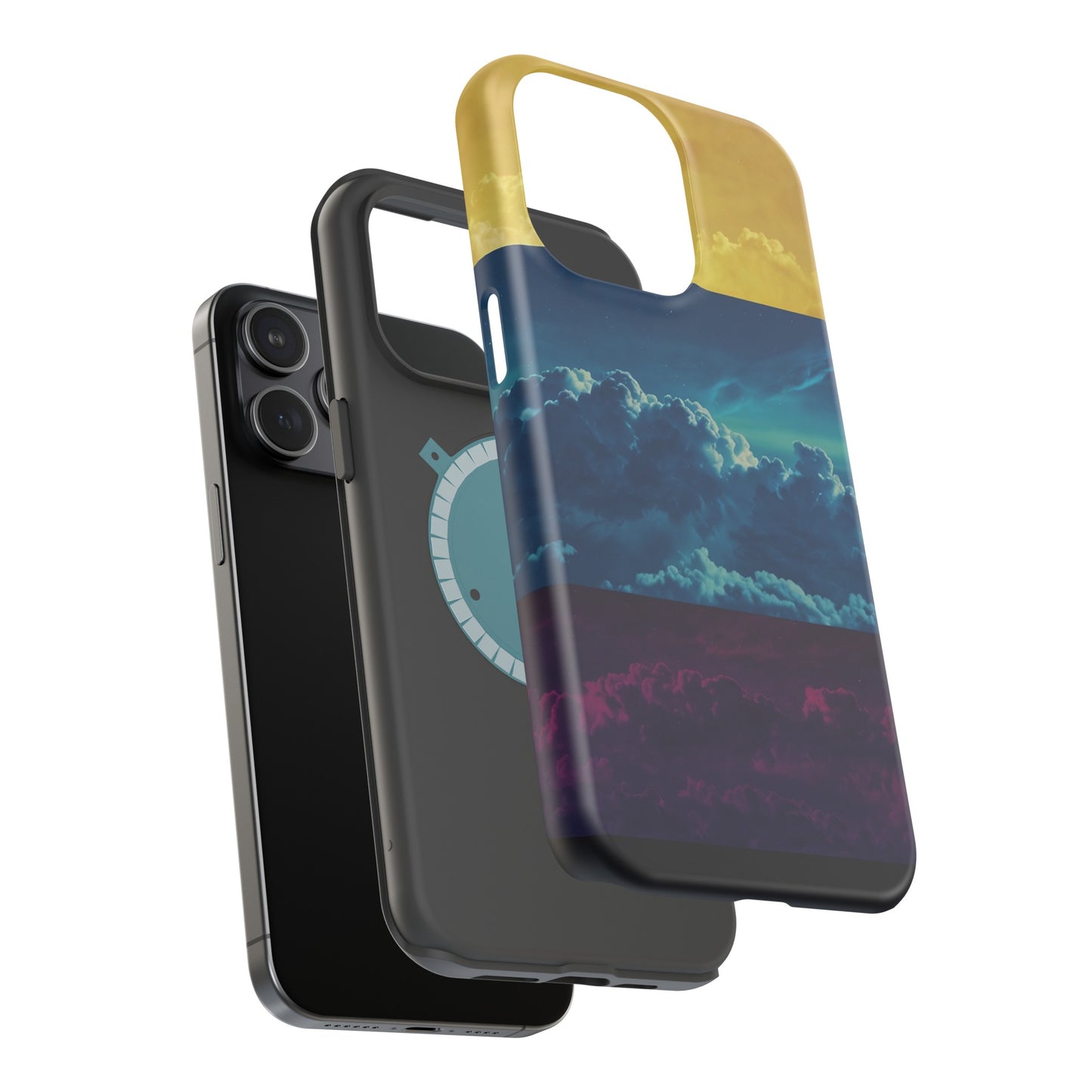 MagSafe Tough iPhone Case - "Nebula Synthwave"