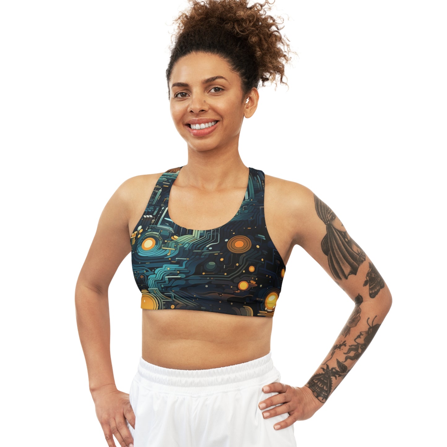 Sports Bra - Hildegund Tadasana 8bit