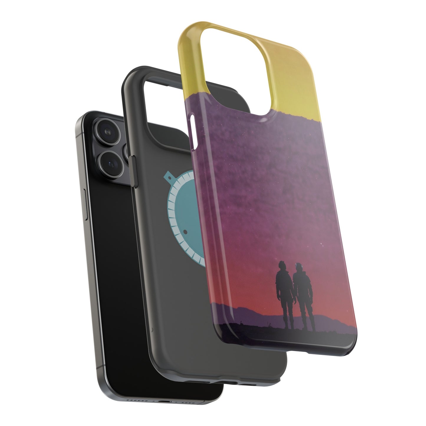 MagSafe Tough iPhone Case - "Cosmic Synthwave"