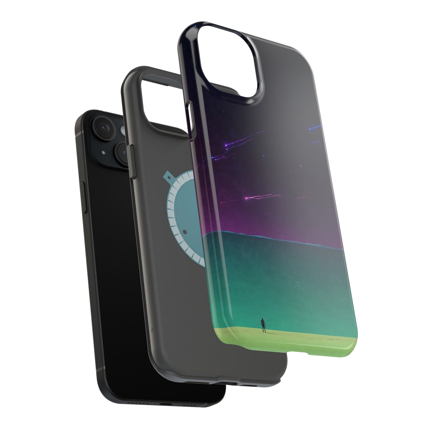 MagSafe Tough iPhone Case - Galactic Synthwave