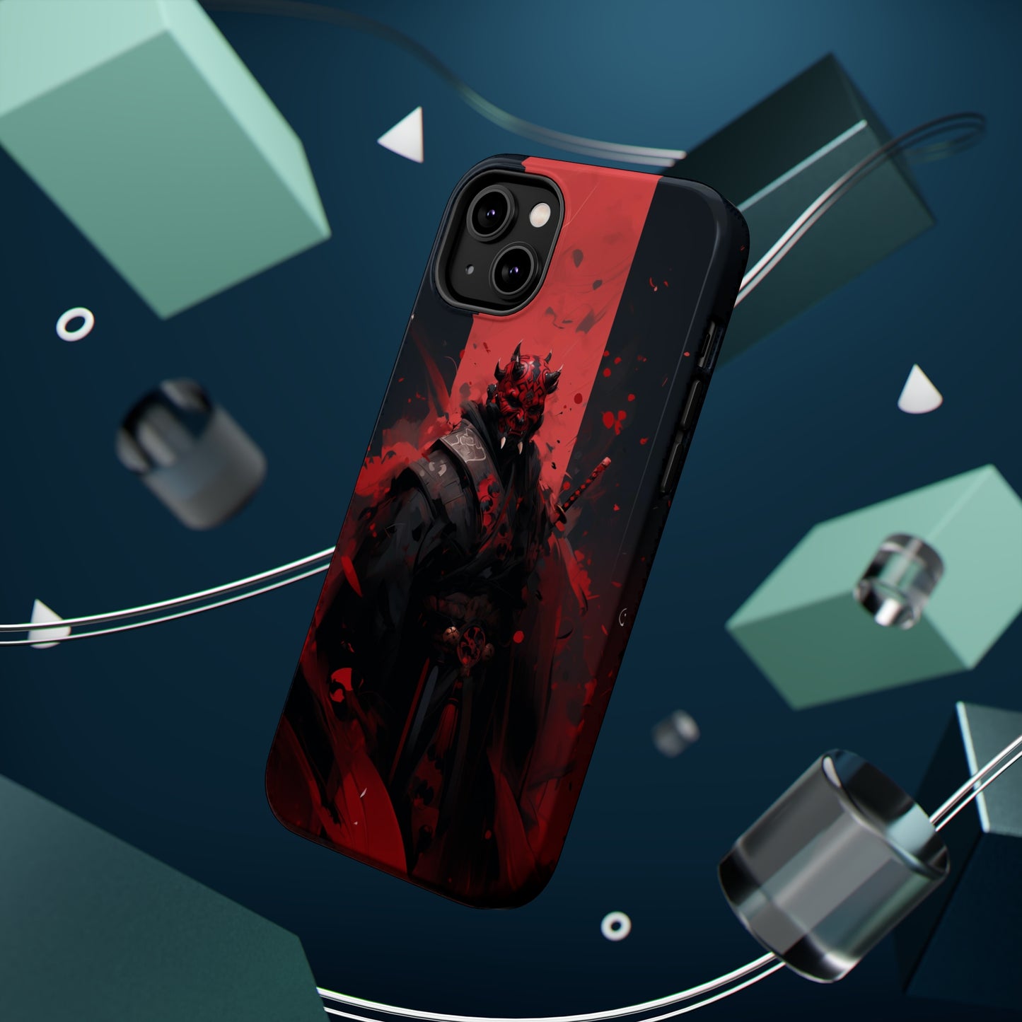 MagSafe Tough iPhone Case - Darth Maul Samurai High Detail