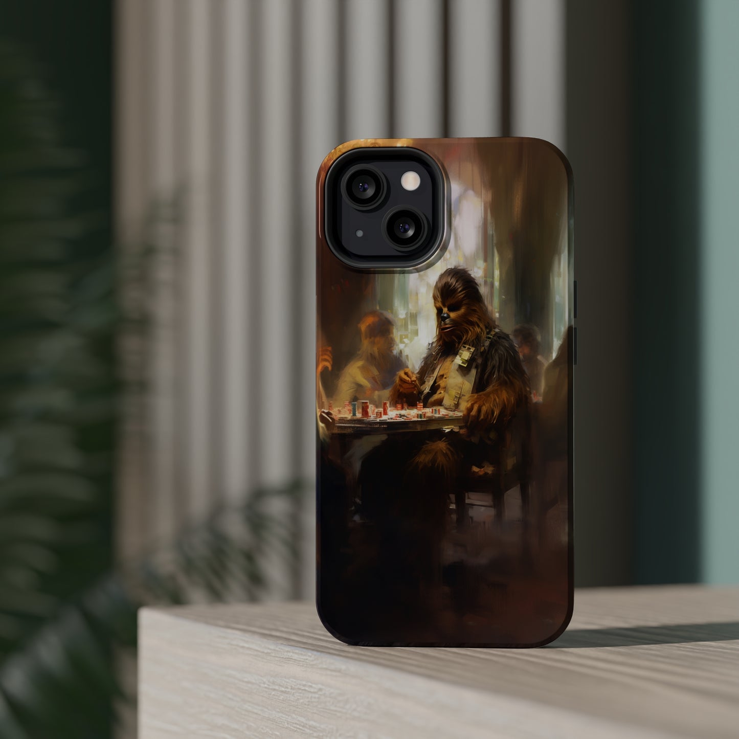 MagSafe Tough iPhone Case - ChewbaccaPlaying Poker
