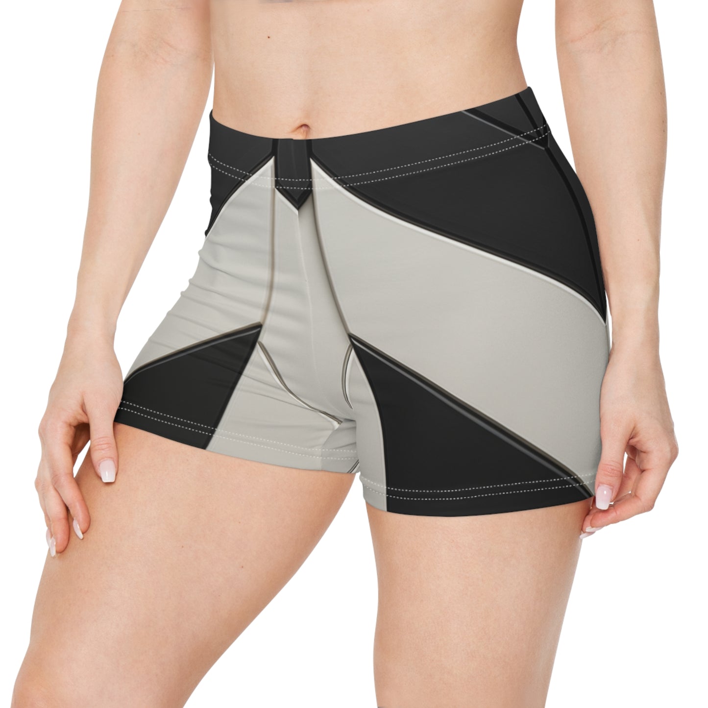 Workout Shorts - Chevrons for Aphrodite 01