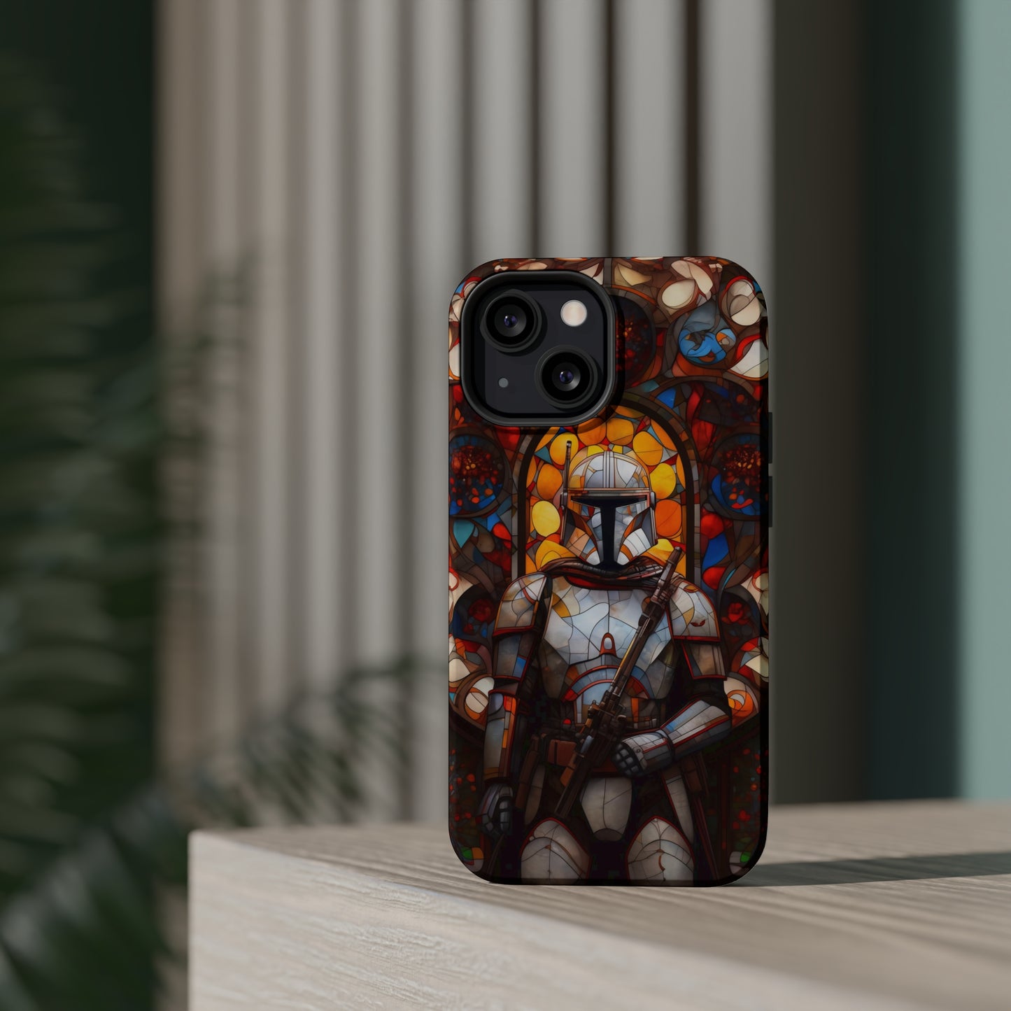 MagSafe Tough iPhone Case - Snow trooper Catholic Stained Glass Window