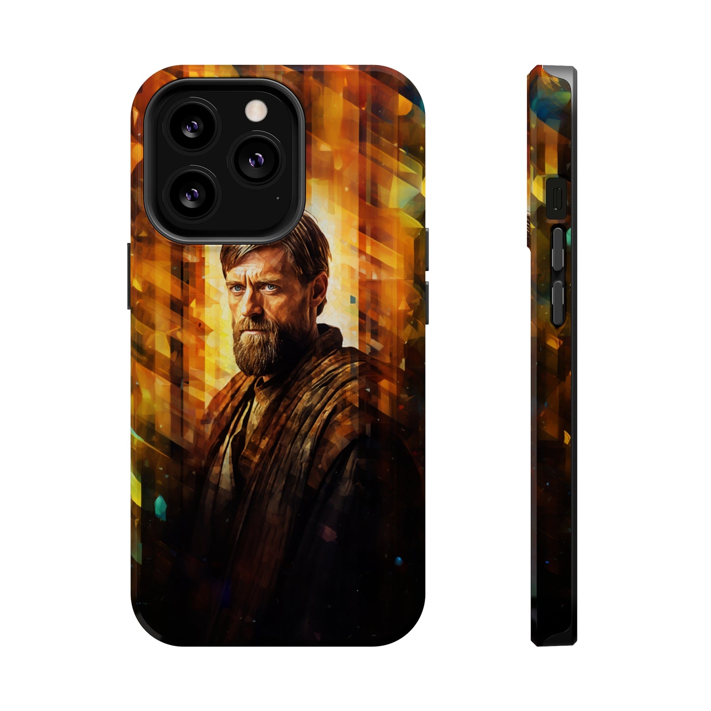 MagSafe Tough iPhone Case - Obi Wan Kenobi Abstract Expressionism