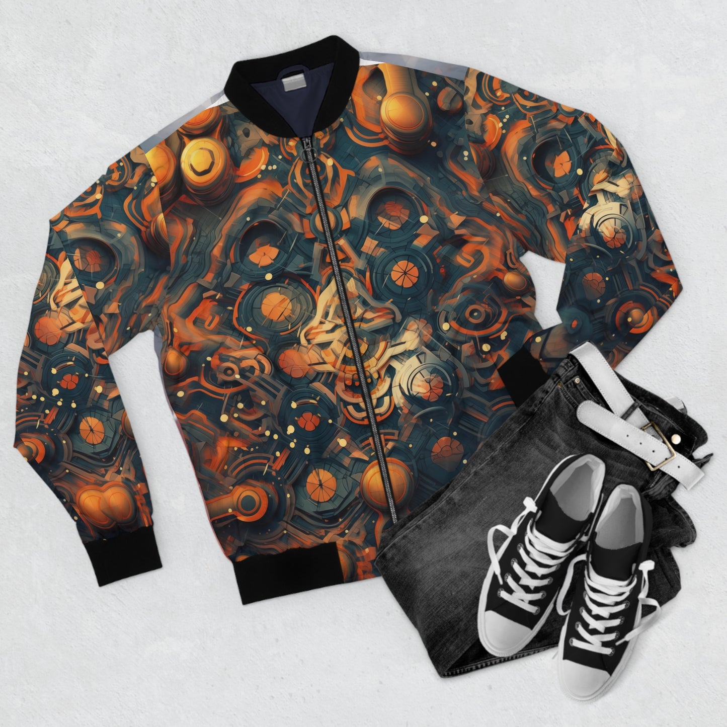 Men's Bomber Jacket - Snow trooper Double Exposure