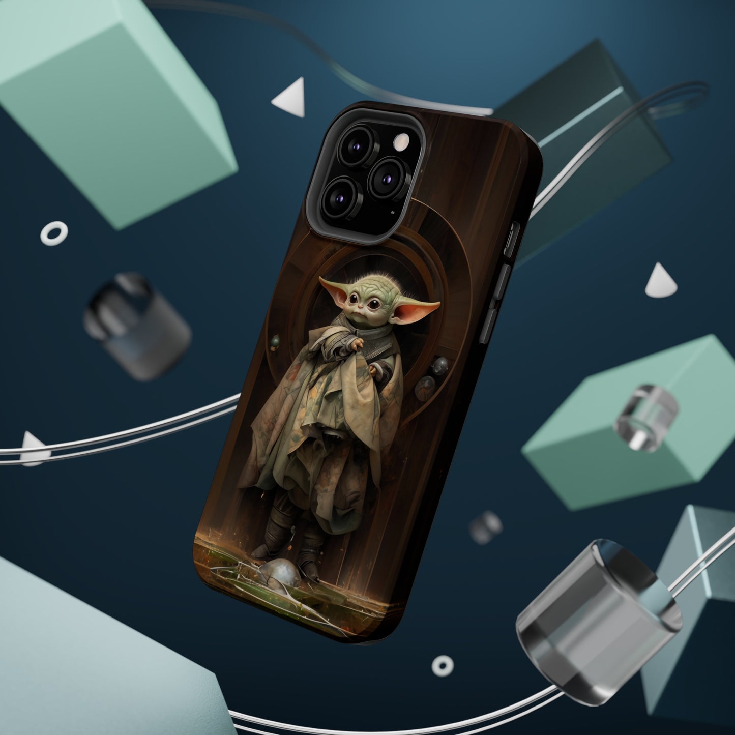 MagSafe Tough iPhone Case - Baby Yoda Grogu Renaissance Painting