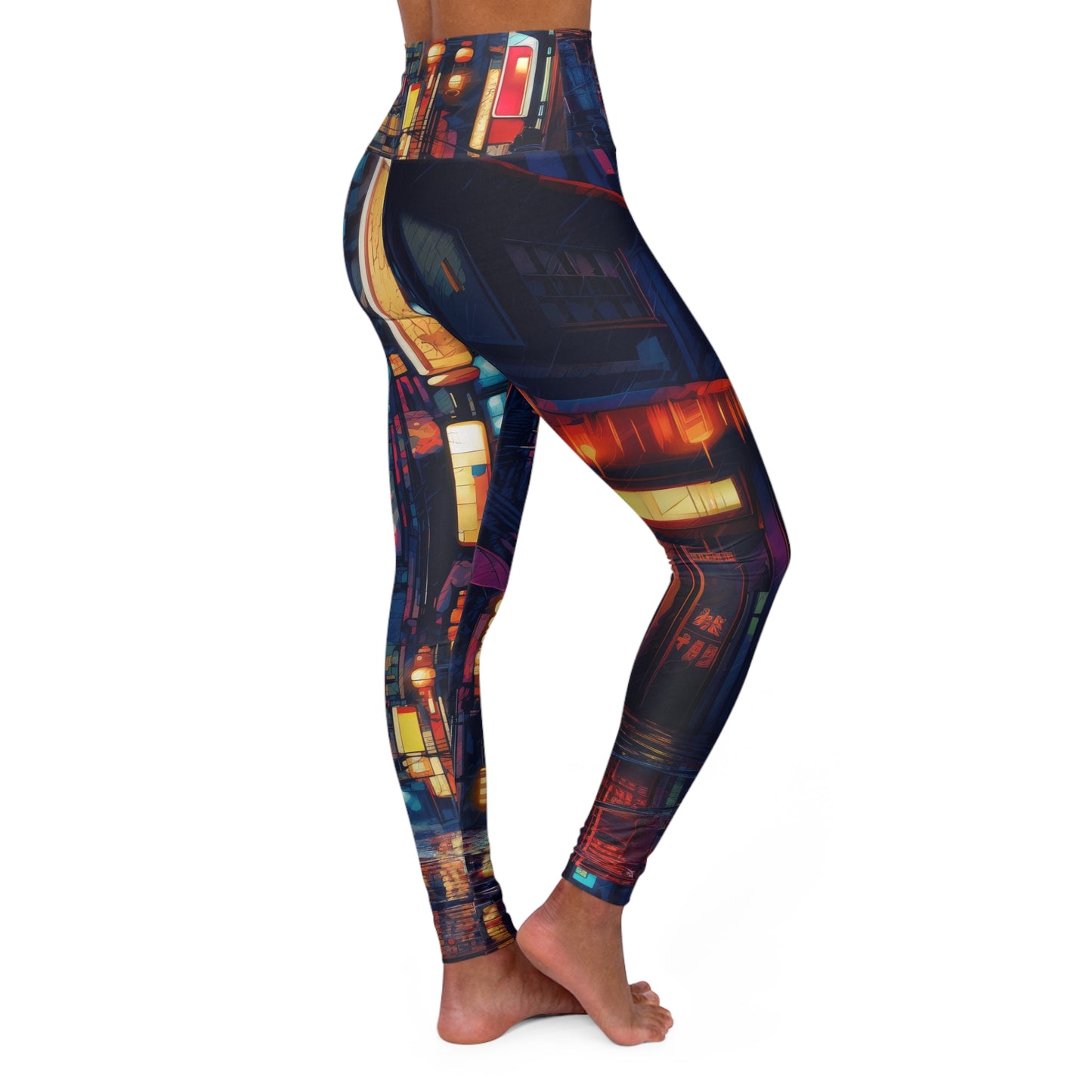 High Waisted Leggings - Wandering Osaka