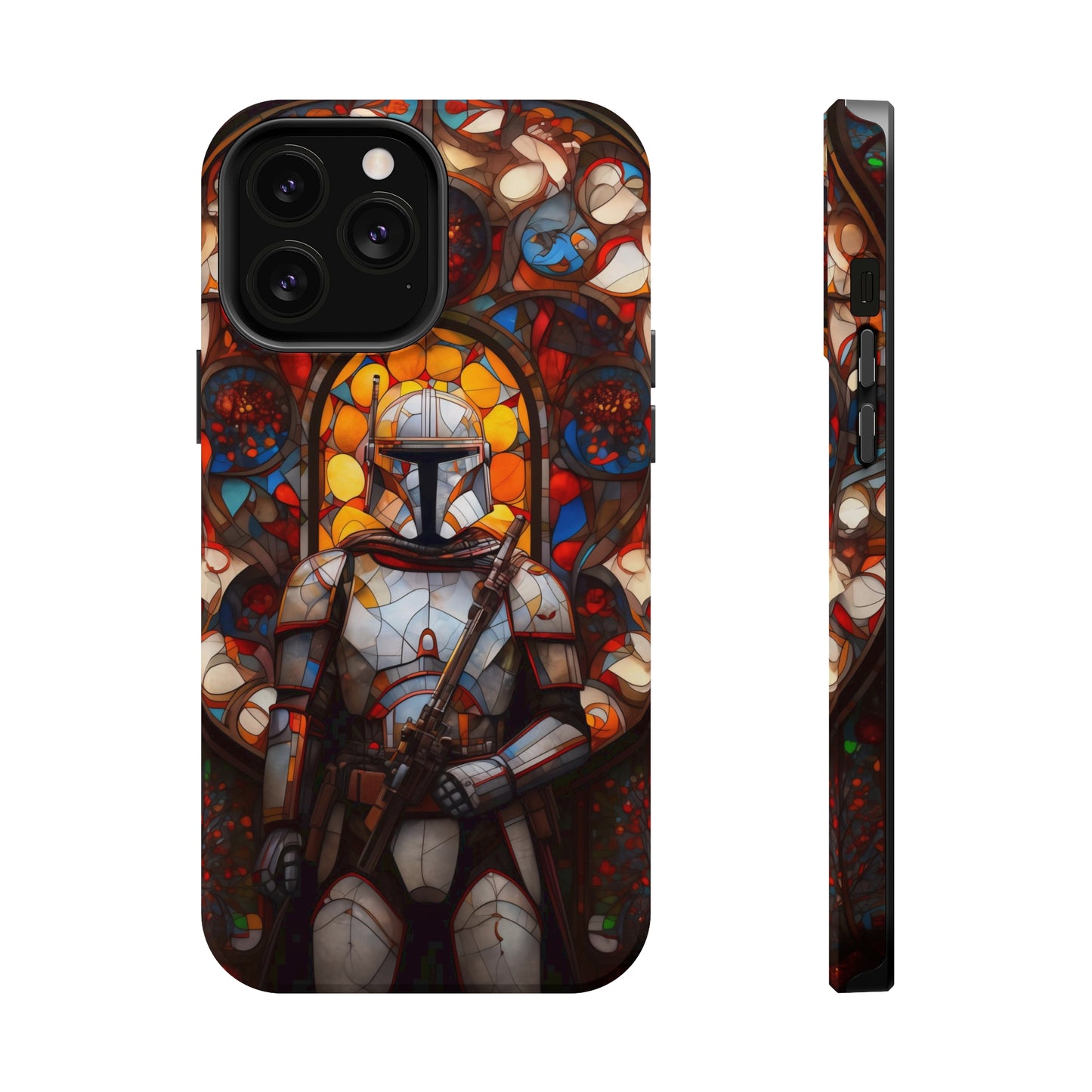 MagSafe Tough iPhone Case - Snow trooper Catholic Stained Glass Window
