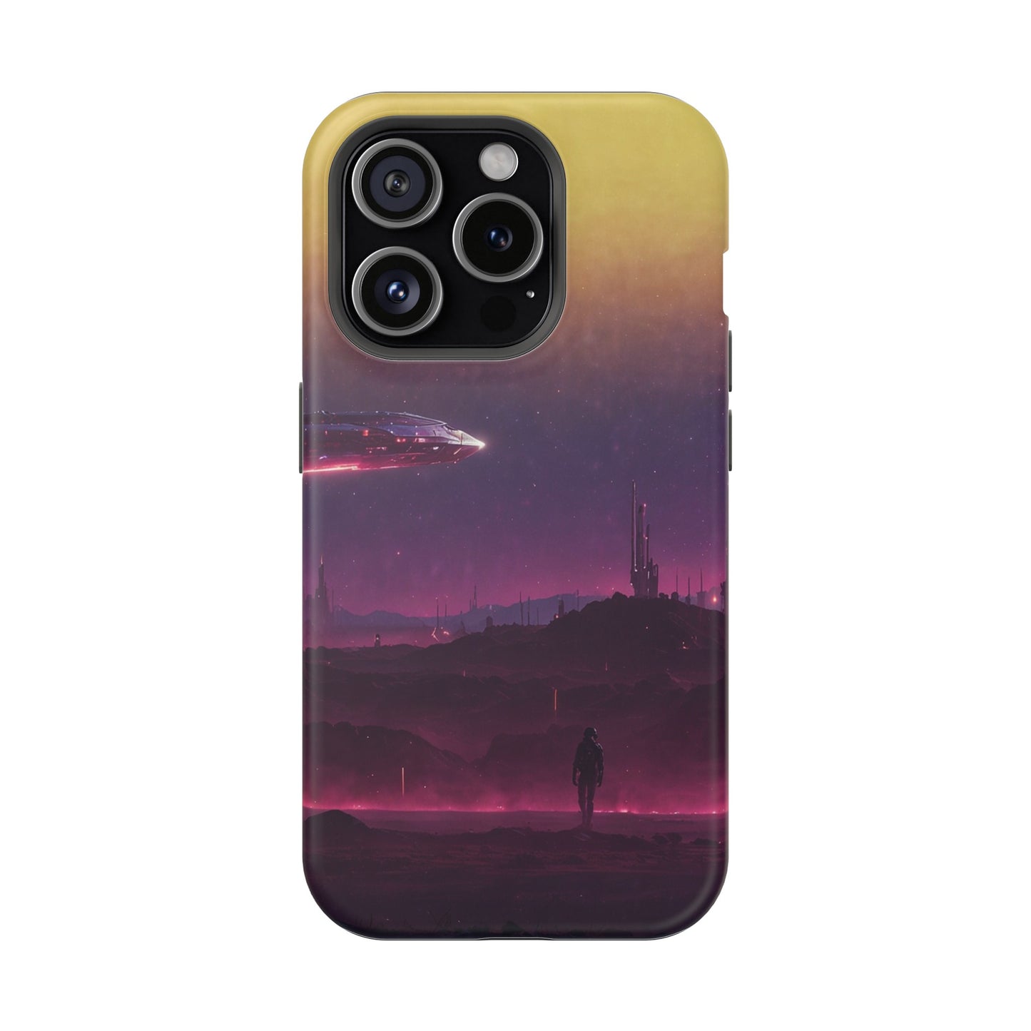 MagSafe Tough iPhone Case - "Cosmic Cyberpunk"