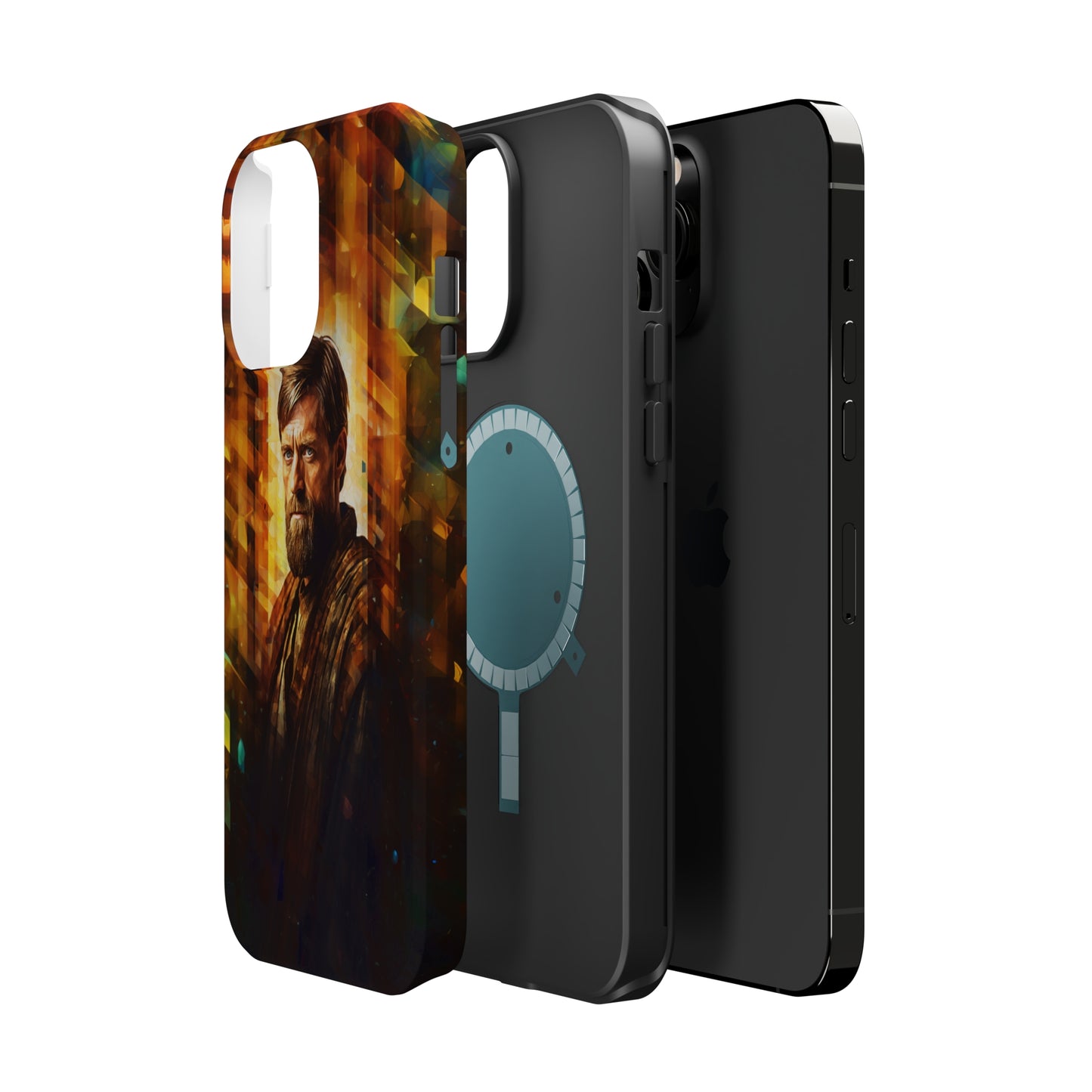 MagSafe Tough iPhone Case - Obi Wan Kenobi Abstract Expressionism