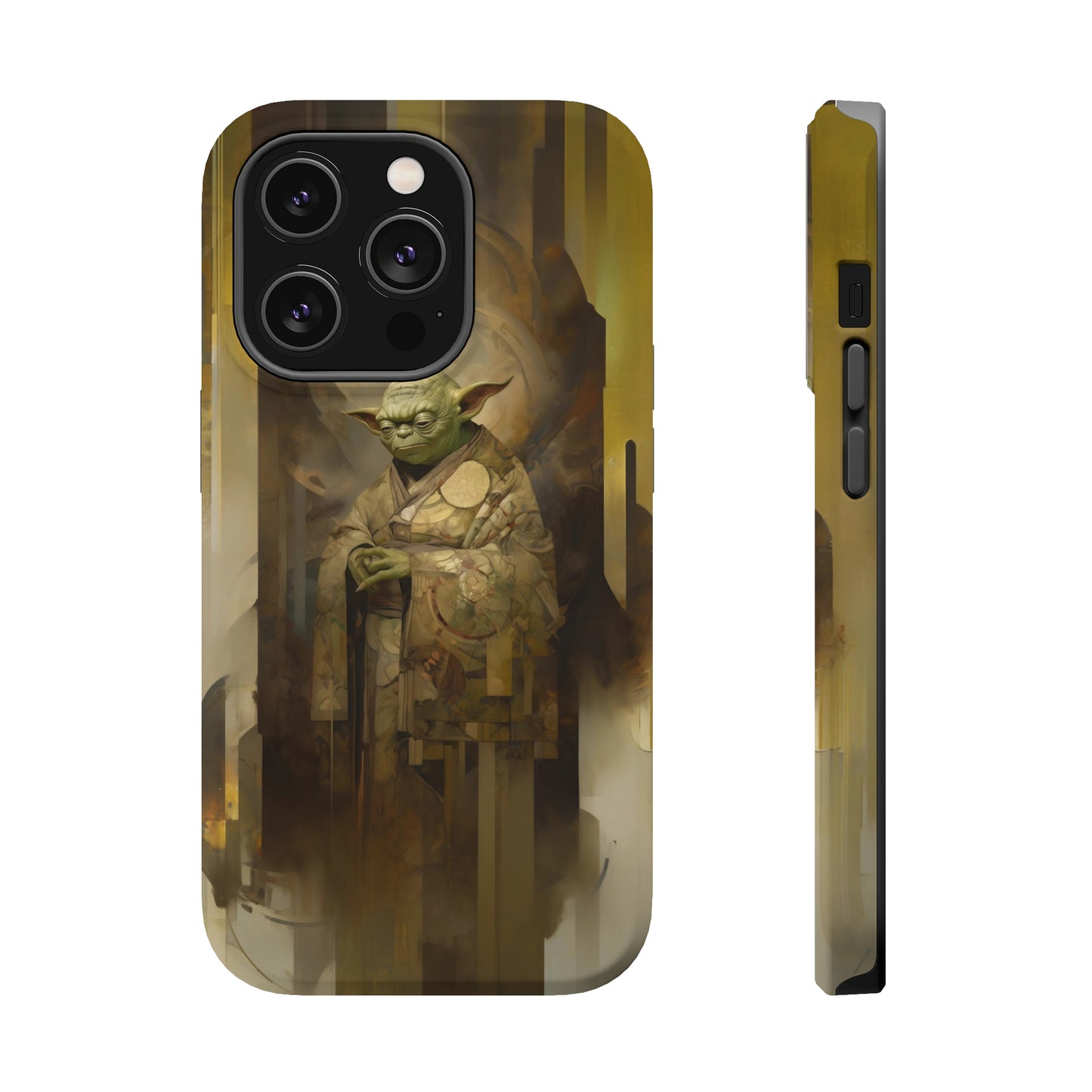 MagSafe Tough iPhone Case - Yoda Yukiyo E Art Portrait