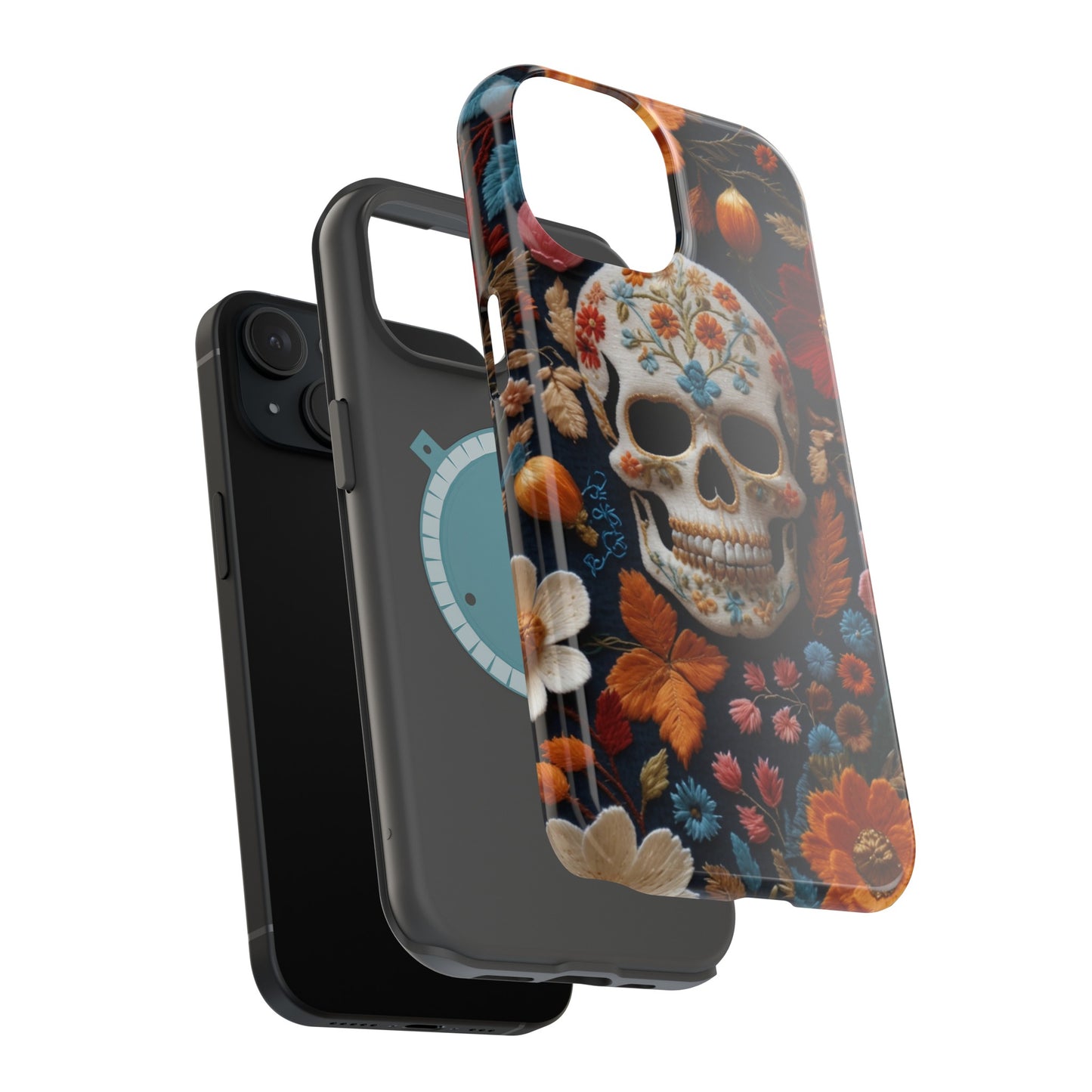 MagSafe Tough iPhone Case - "Embroidery Artistry"