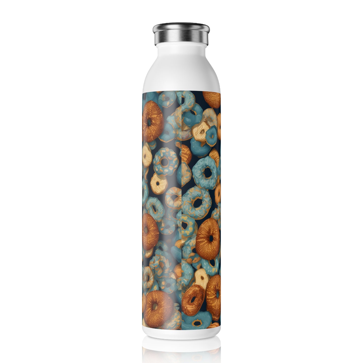 Slim Water Bottle - Astrid Vrksasana Anime Donuts
