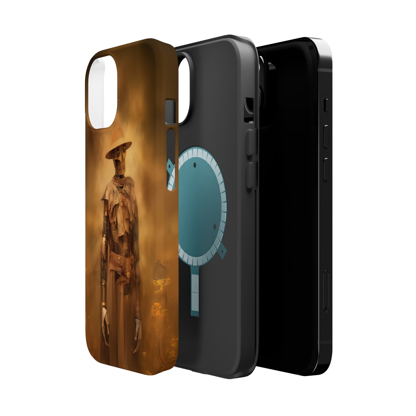 MagSafe Tough iPhone Case - C3P0 Wild West Photography Sepia Vintage Film