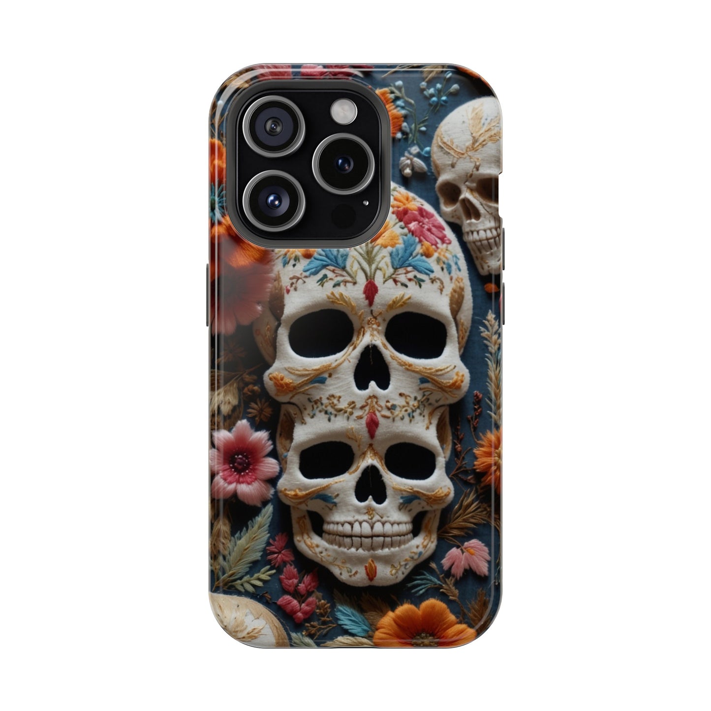 MagSafe Tough iPhone Case - "Artistic Embroidery"