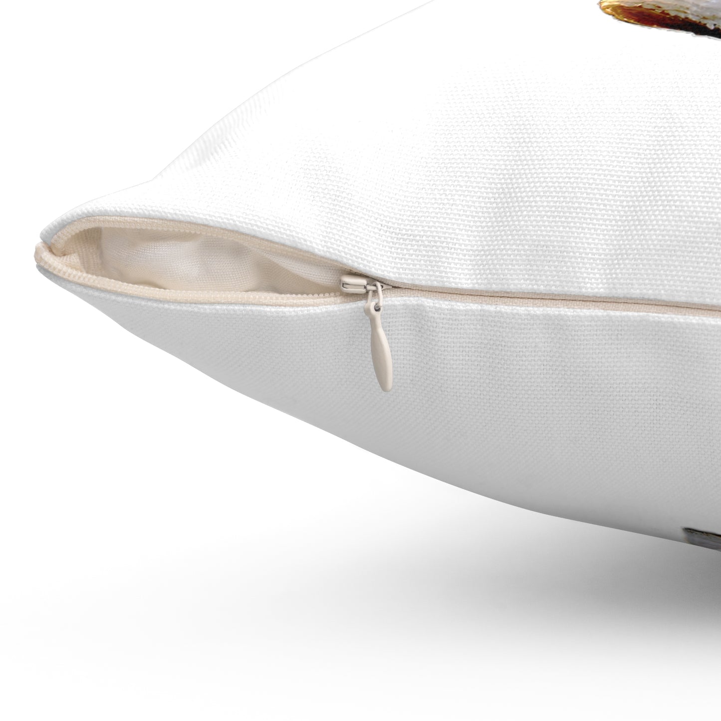 Spun Polyester Square Pillow - SmurfCat WeLiveWeLoveWeLie .png