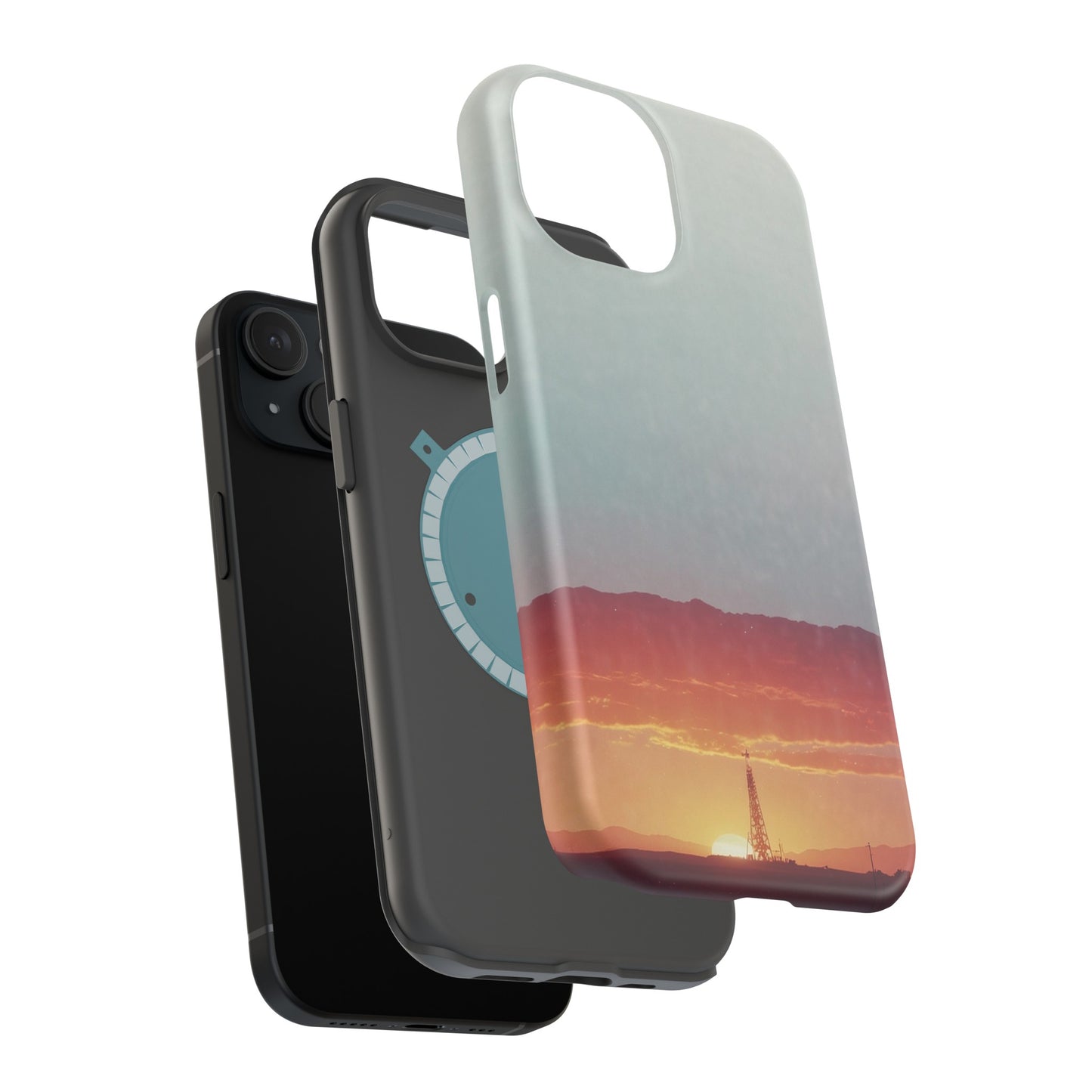 MagSafe Tough iPhone Case - "Galactic Synthwave"