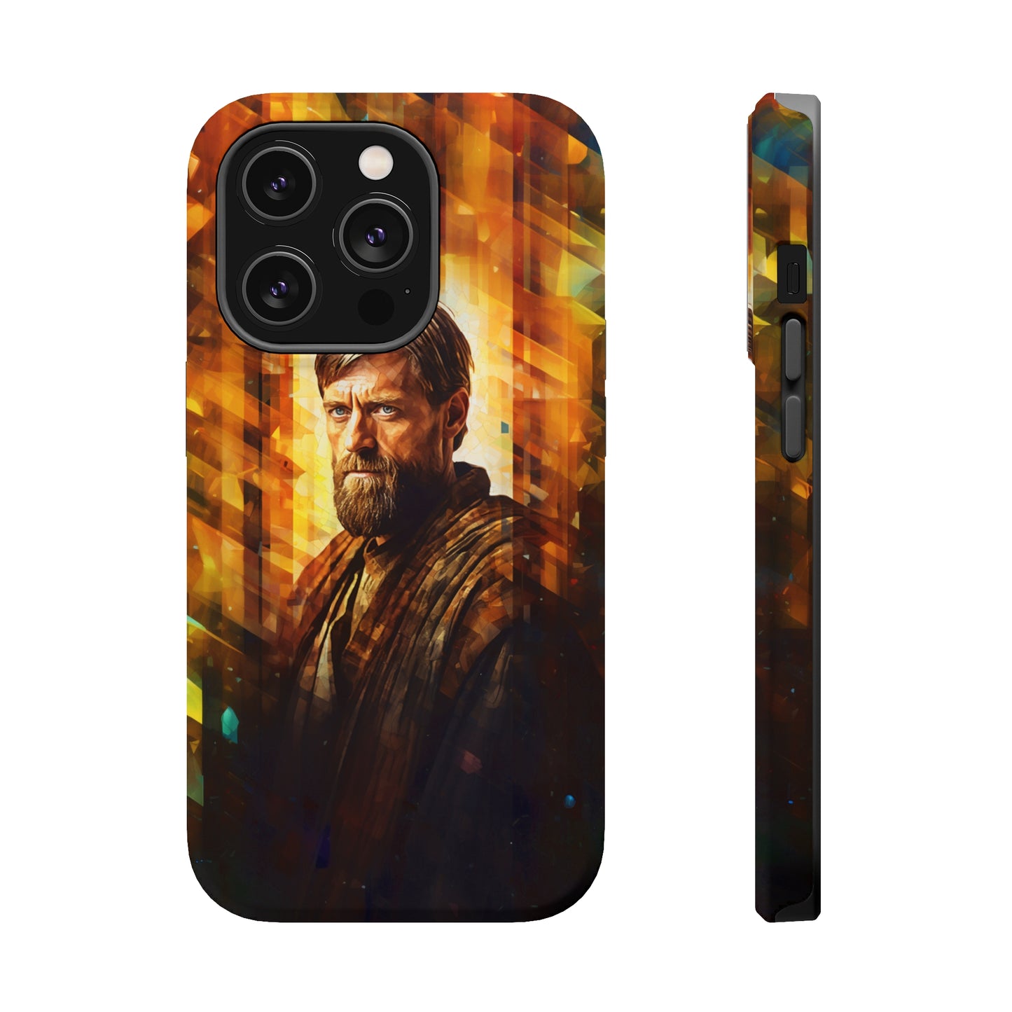 MagSafe Tough iPhone Case - Obi Wan Kenobi Abstract Expressionism