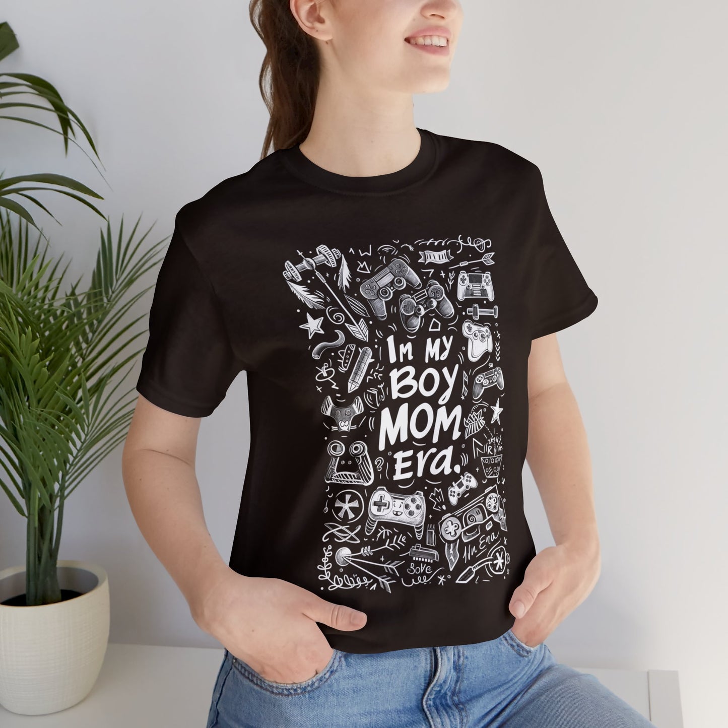 Unisex Jersey Short Sleeve Tee - In My Boy Mom Era - Gamer