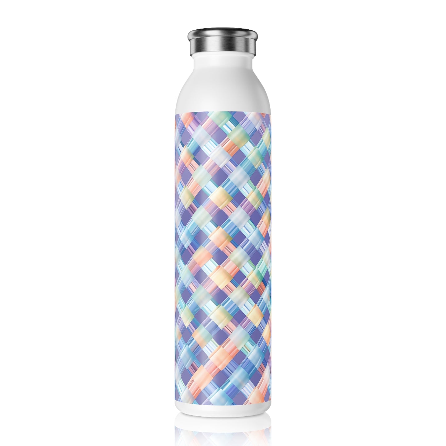 Slim Water Bottle - Edmund London Gingham