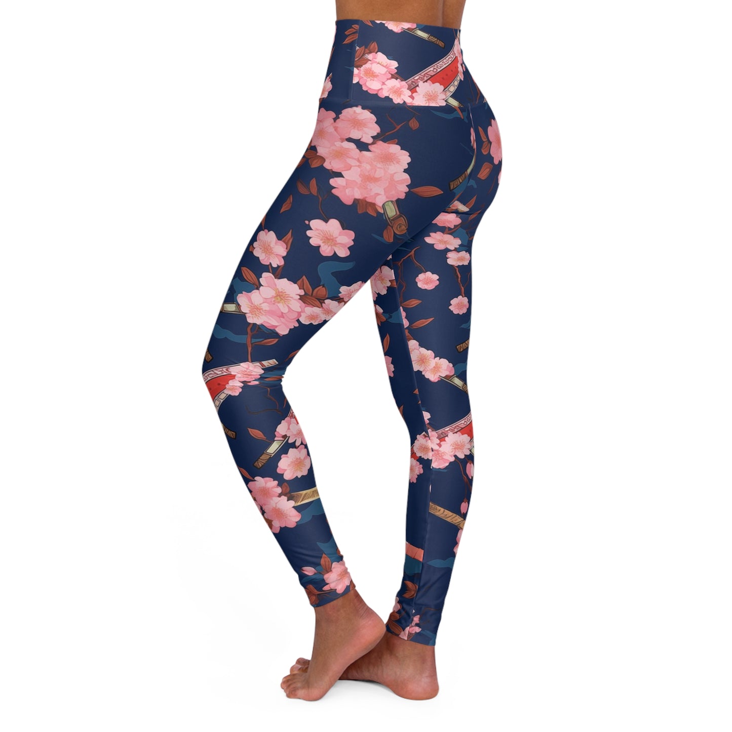 High Waisted Leggings - Hawise Nyack Katanas