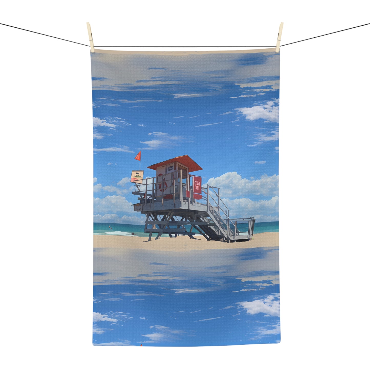 Soft Tea Towel - Love and Santa Monica