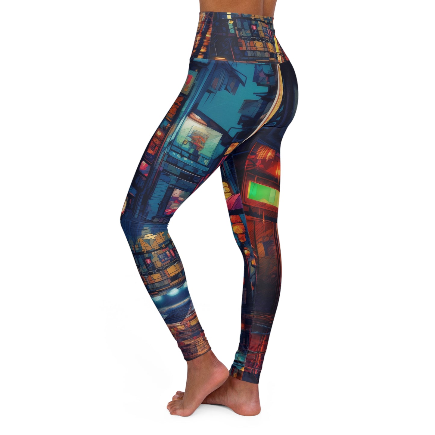 High Waisted Leggings - Wandering Osaka