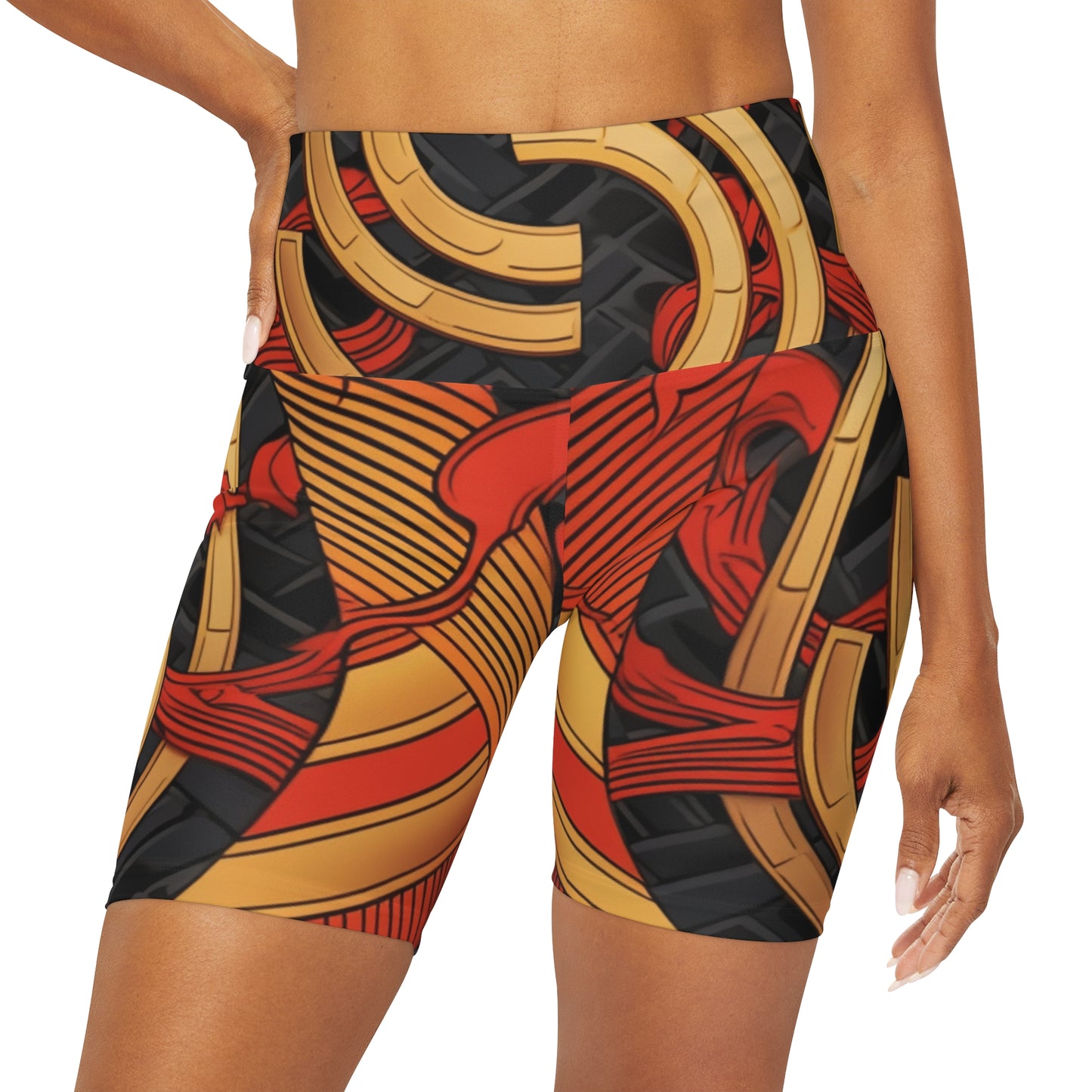 High Waisted Yoga Shorts - Isabella de' Medici.