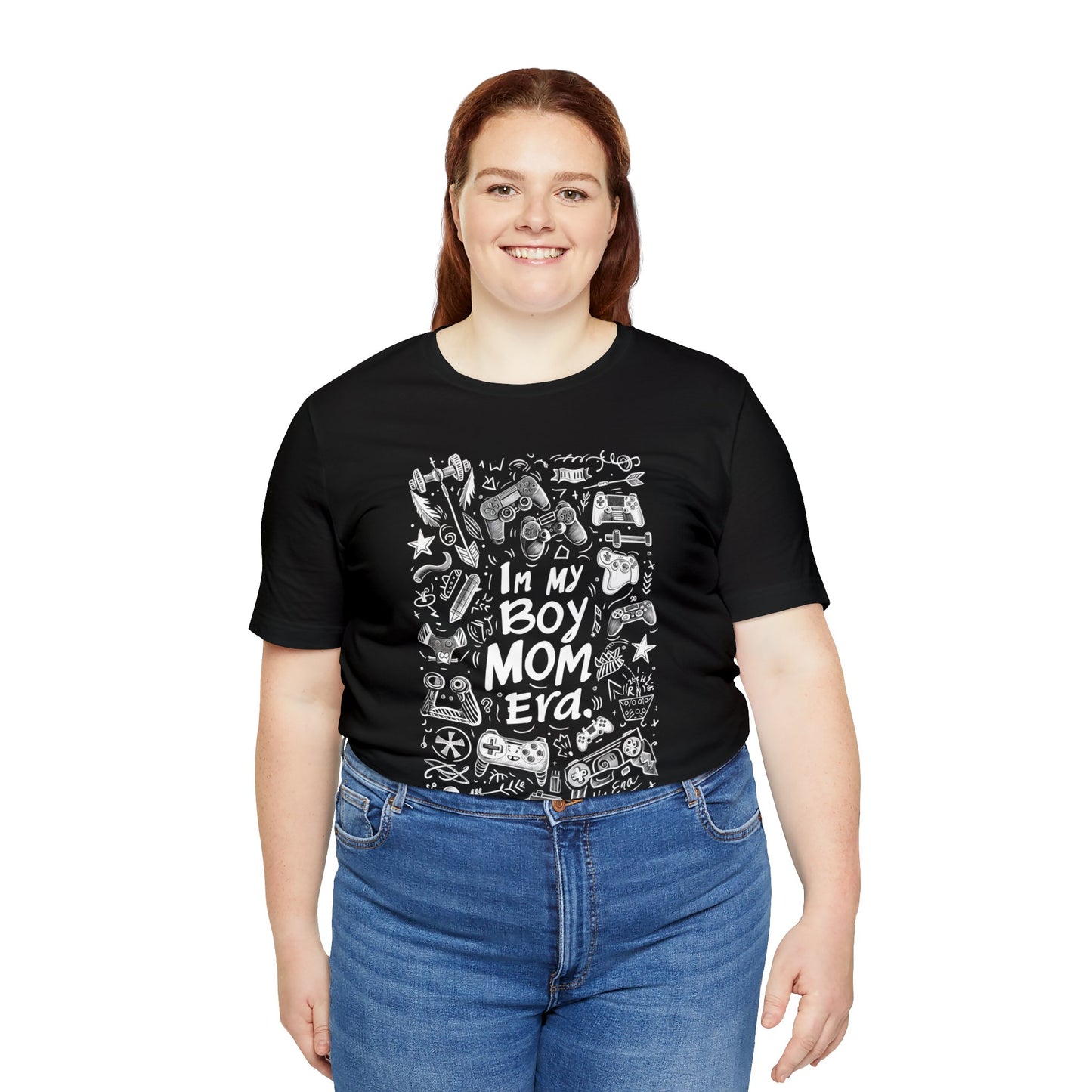 Unisex Jersey Short Sleeve Tee - In My Boy Mom Era - Gamer