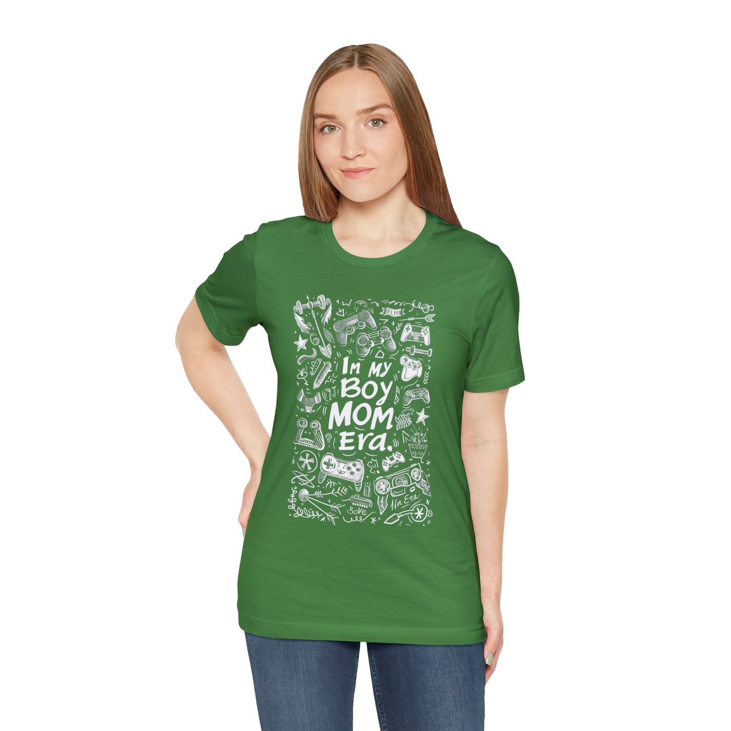 Unisex Jersey Short Sleeve Tee - In My Boy Mom Era - Gamer