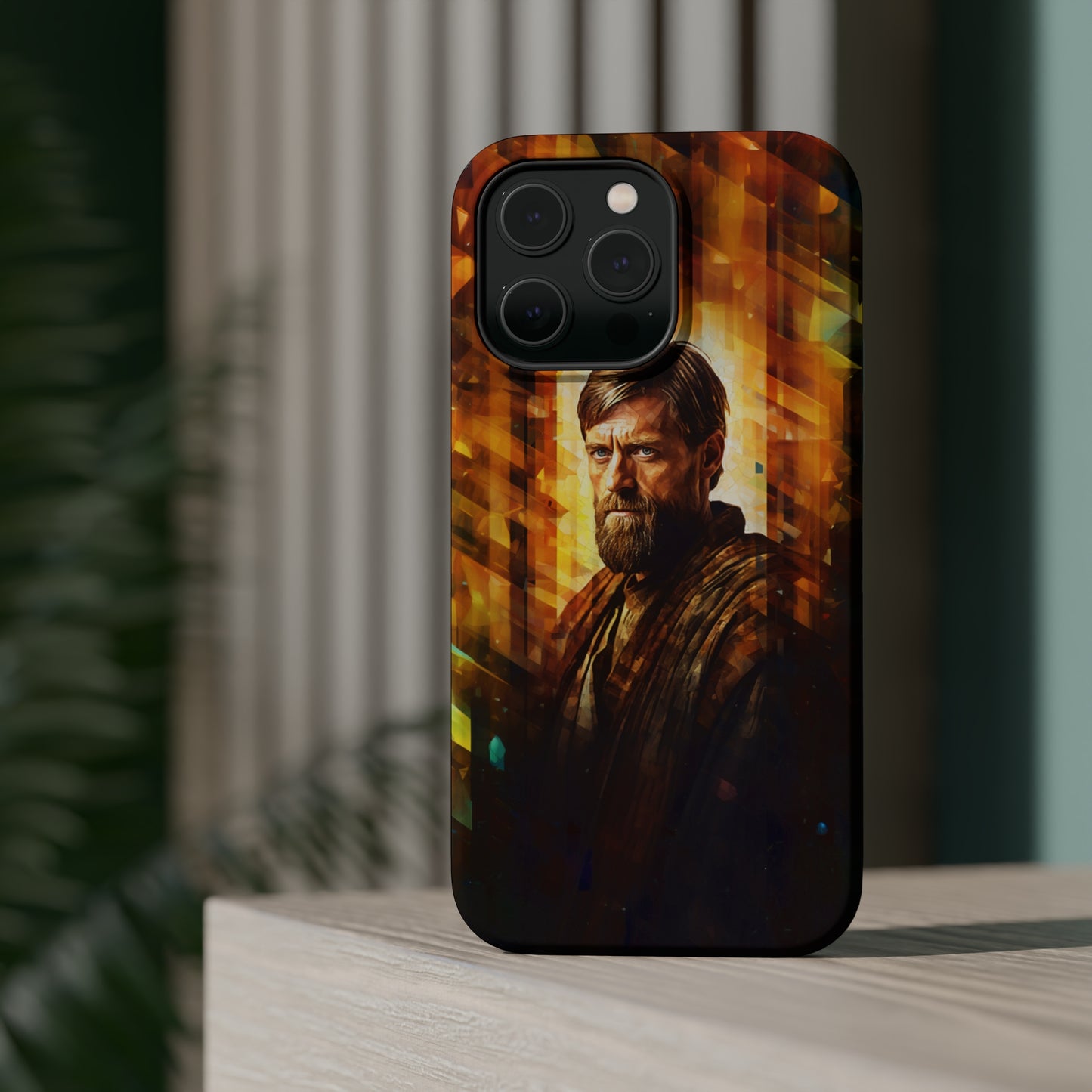 MagSafe Tough iPhone Case - Obi Wan Kenobi Abstract Expressionism
