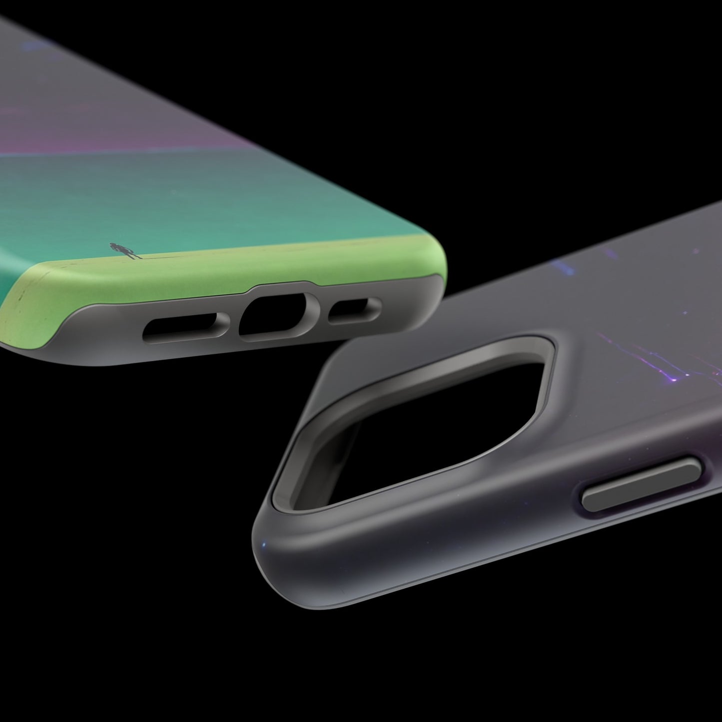 MagSafe Tough iPhone Case - Galactic Synthwave