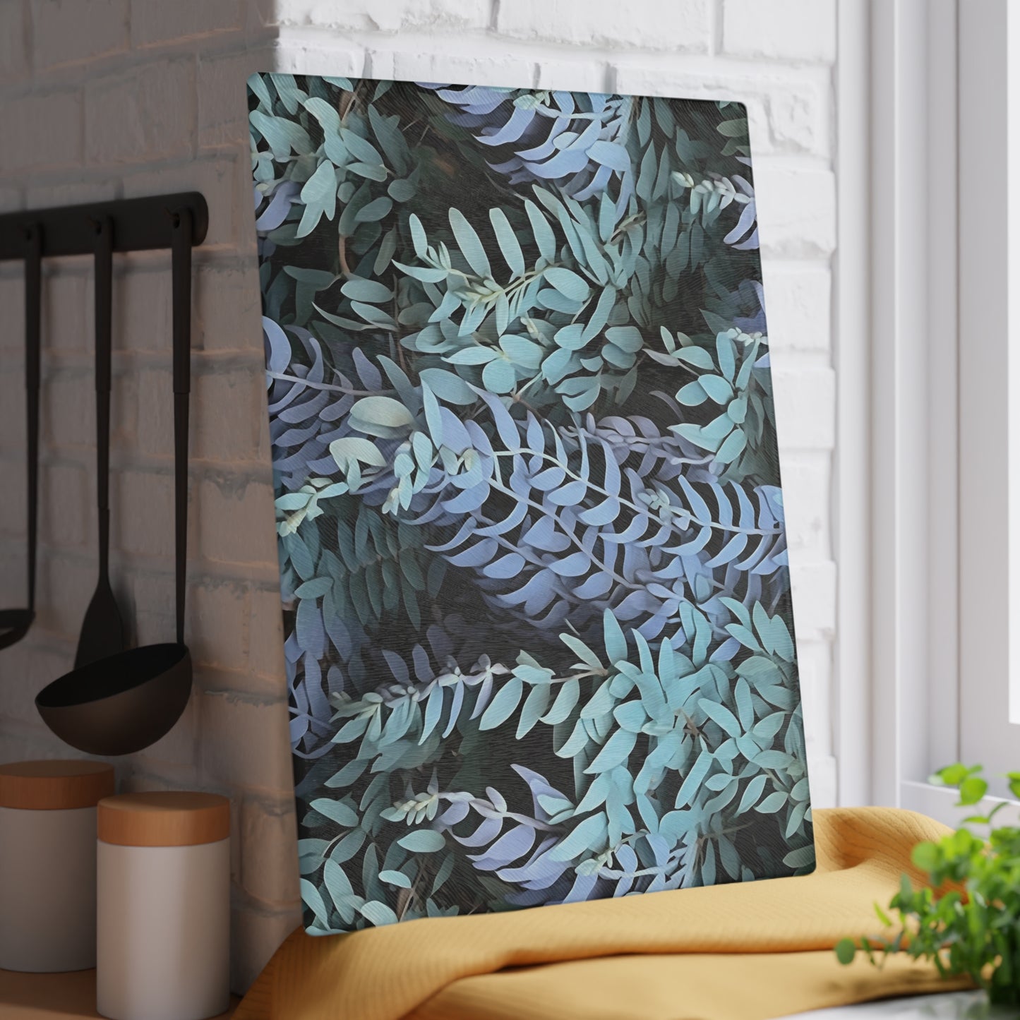 Glass Cutting Board - Purple Sage, Purple Sage