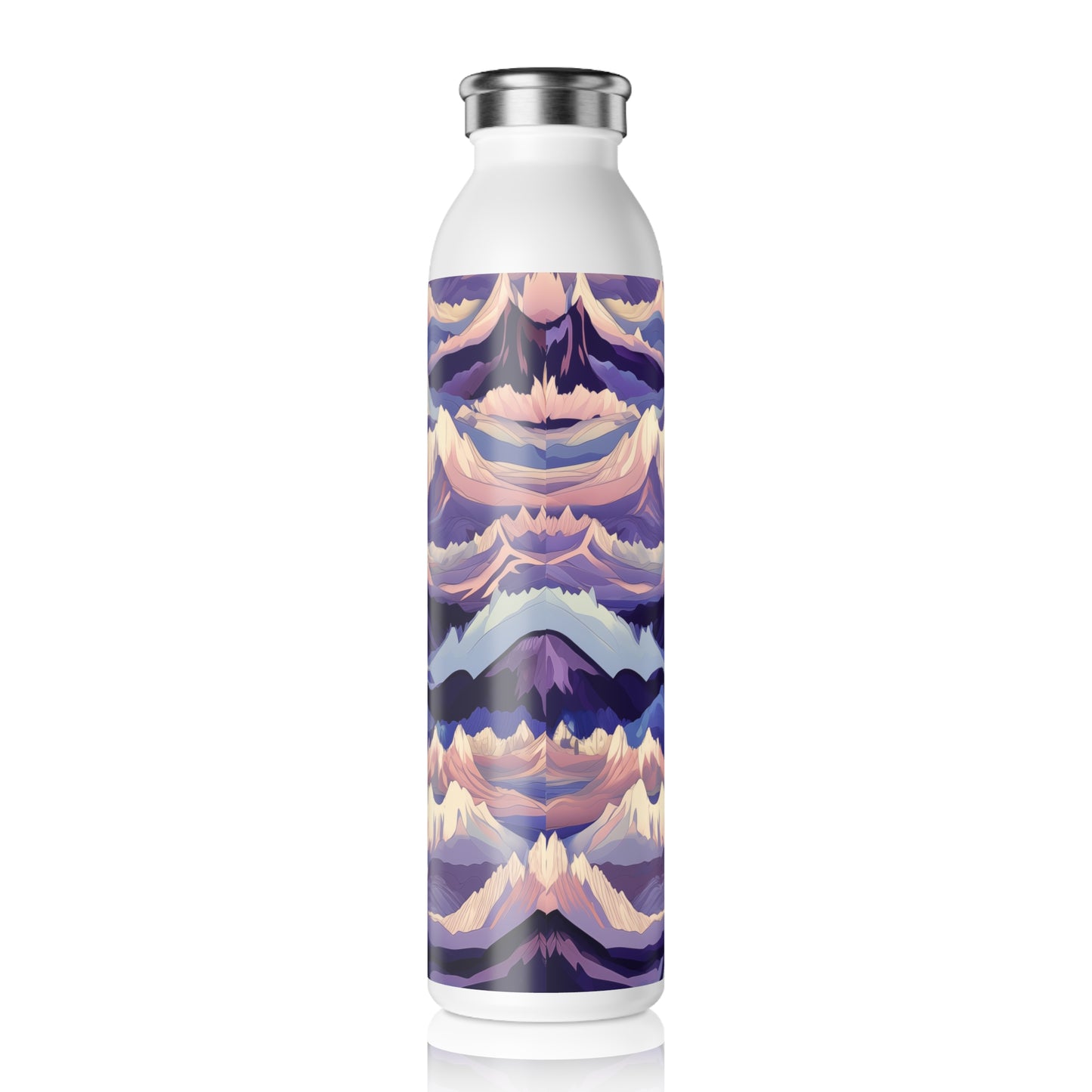 Slim Water Bottle - Euphemia Daugavpils Anime Mountains