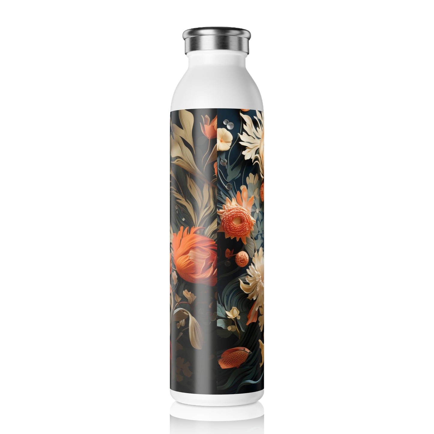 Slim Water Bottle - Annora Marichyasana Anime Koi Fish