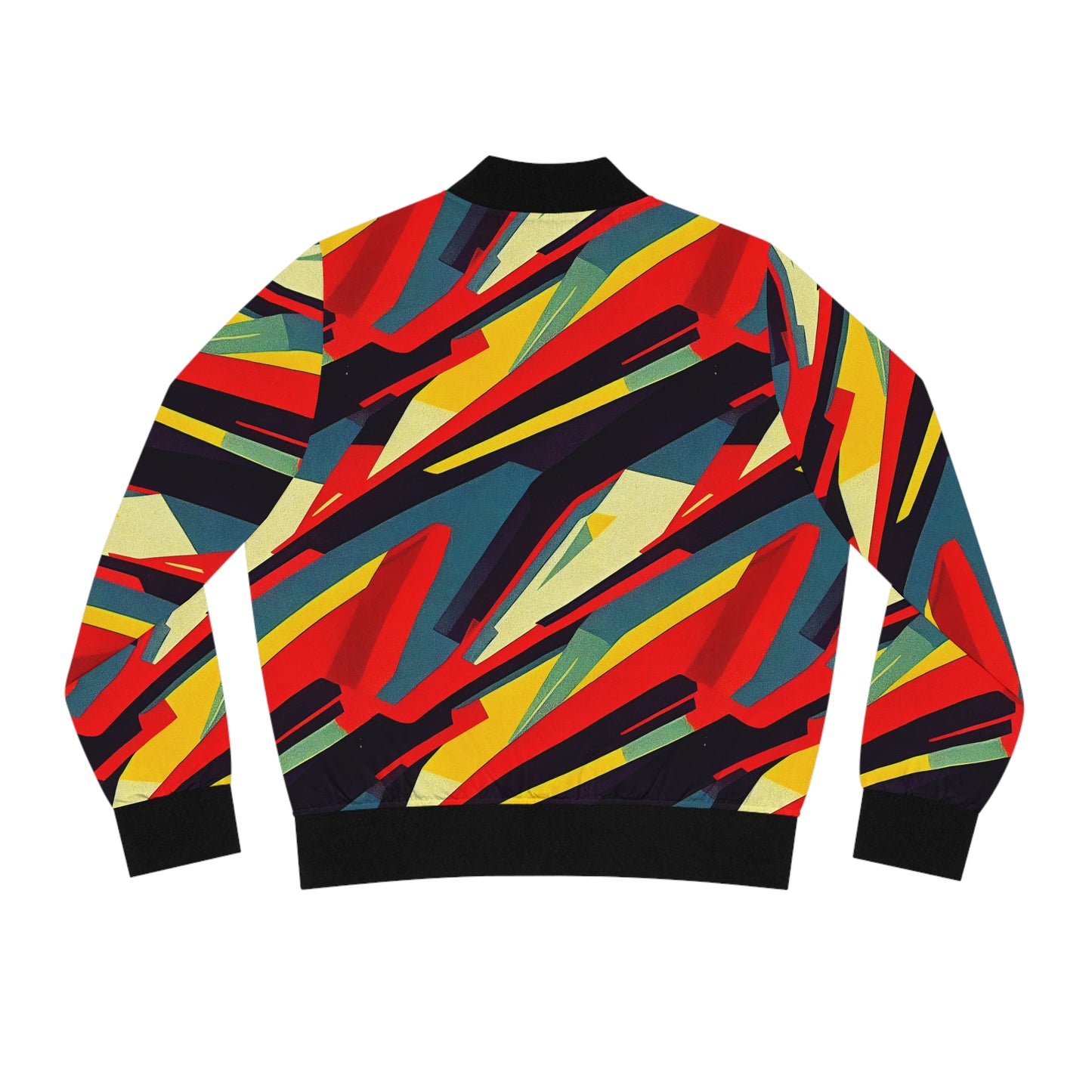 Women's Bomber Jacket - Pulp Galaxy Abstract