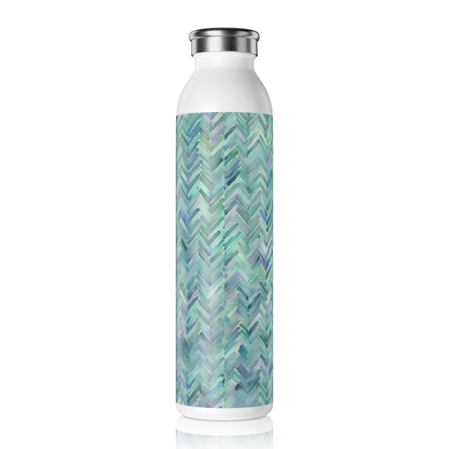 Slim Water Bottle - Piers Orleans Herringbone