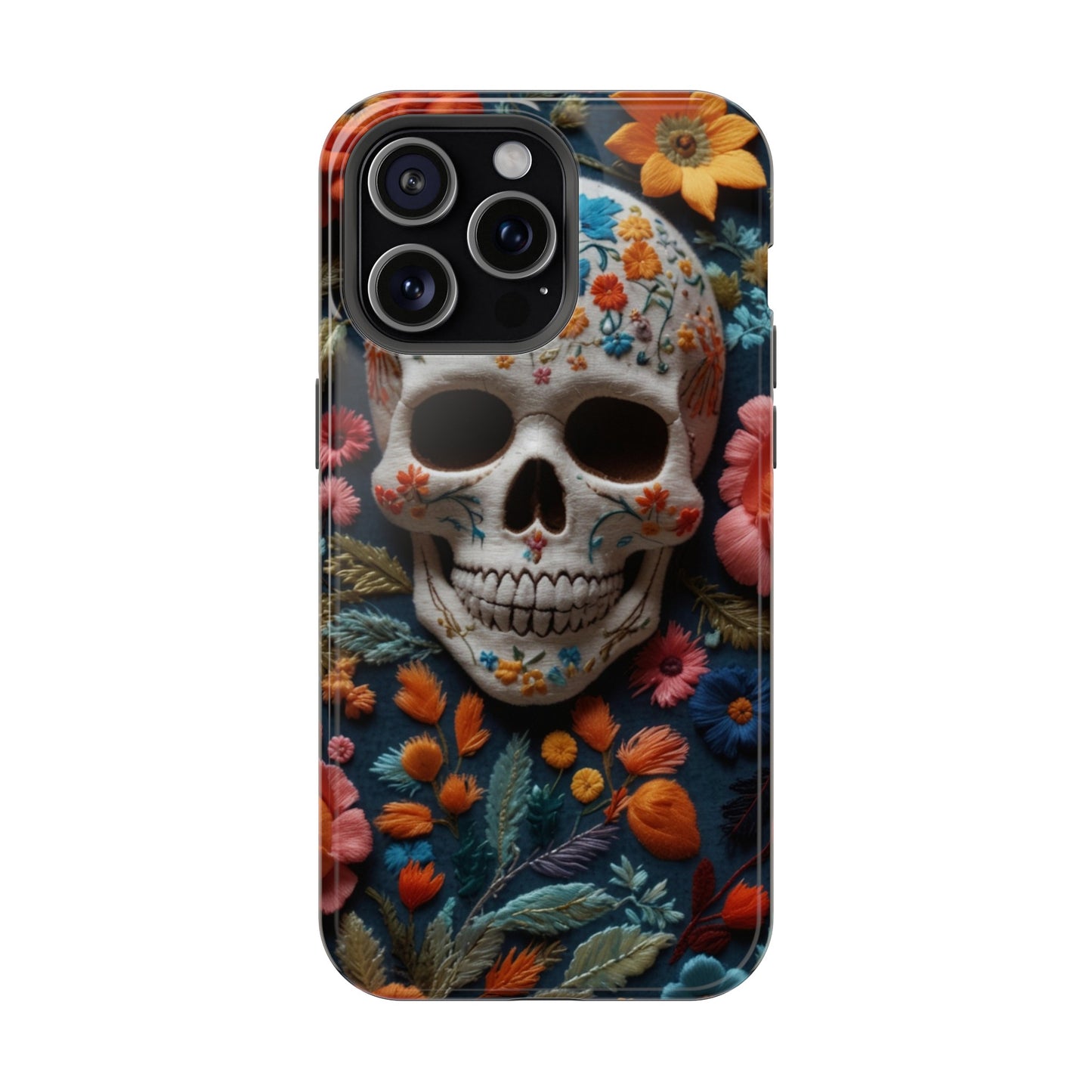 MagSafe Tough iPhone Case - "Embroidery Artistry"