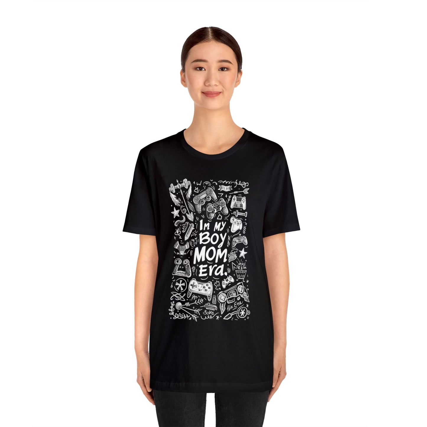 Unisex Jersey Short Sleeve Tee - In My Boy Mom Era - Gamer