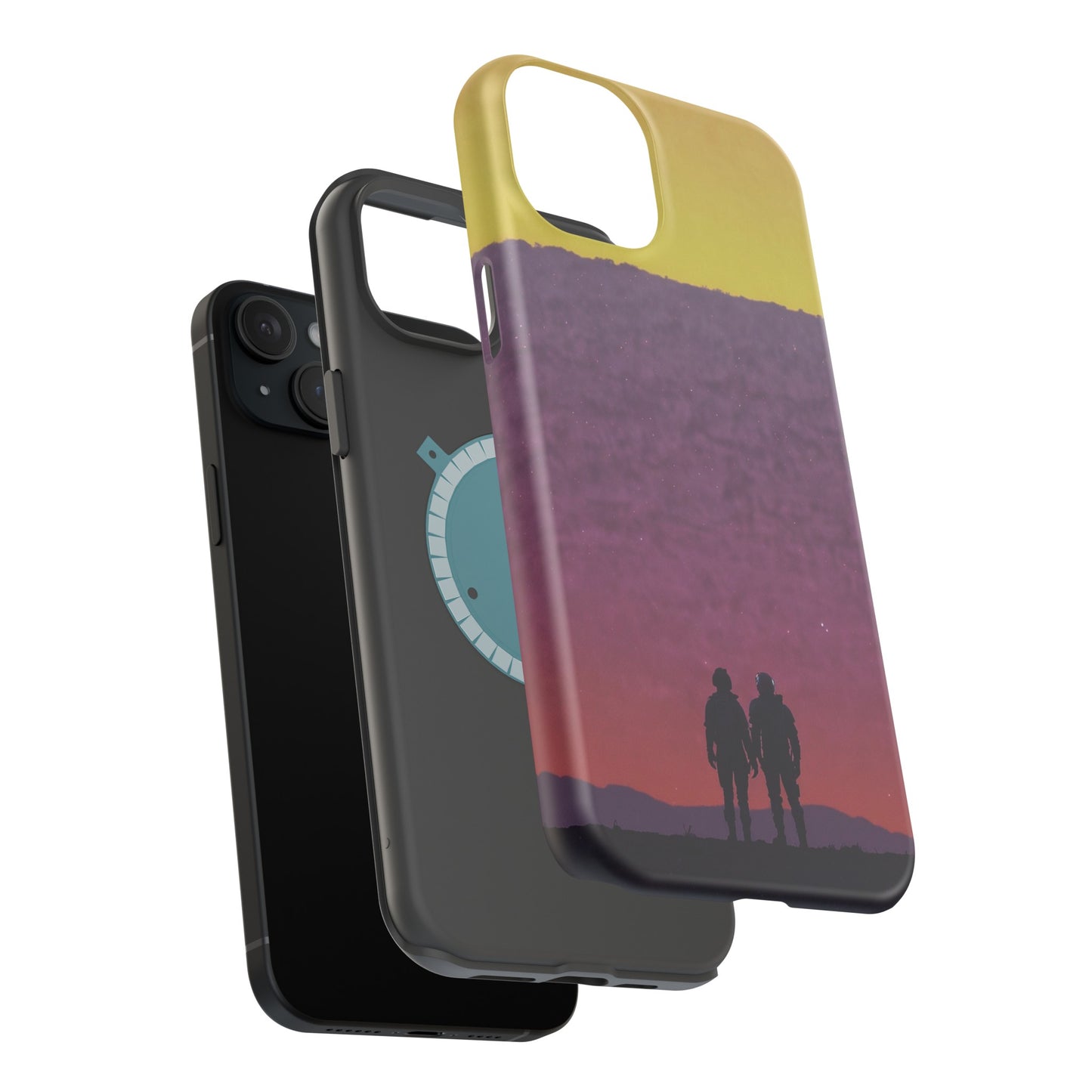 MagSafe Tough iPhone Case - "Cosmic Synthwave"