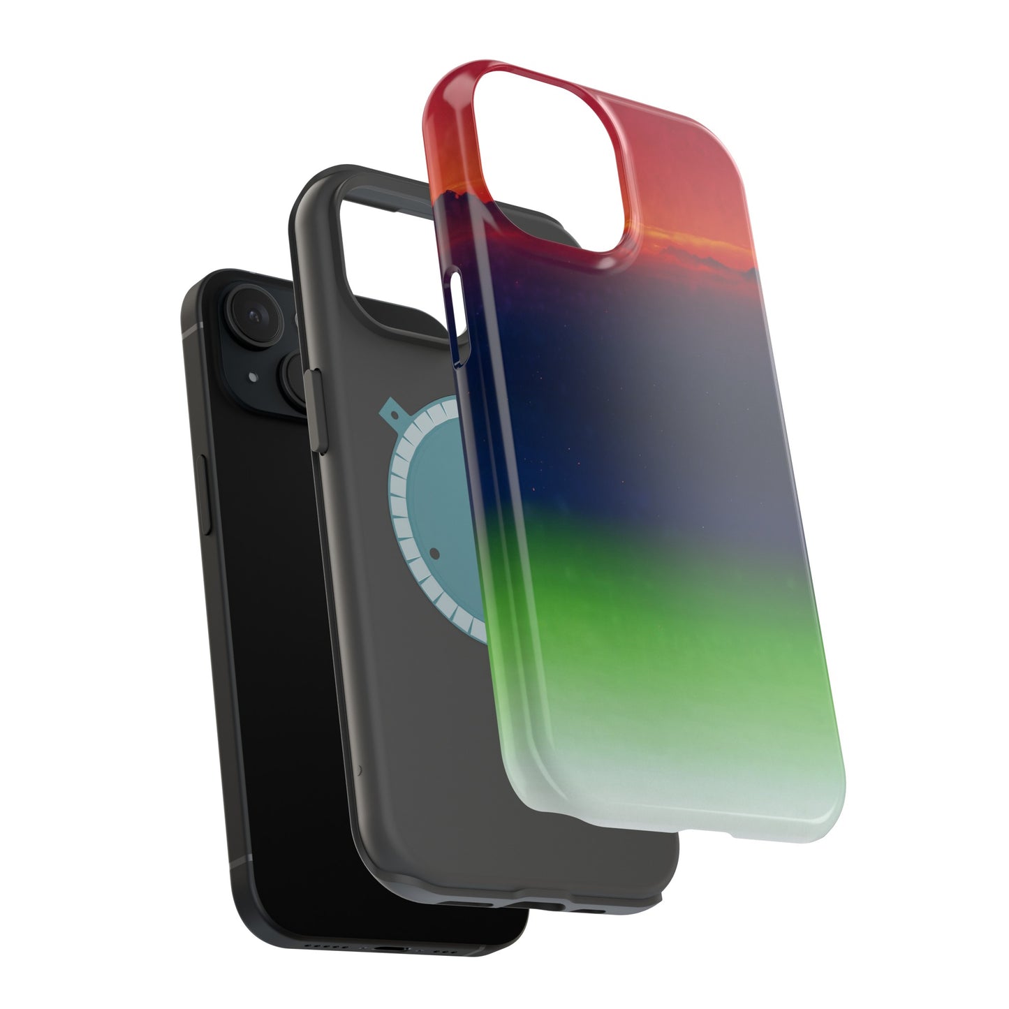 MagSafe Tough iPhone Case - "Cosmic Cyberpunk"
