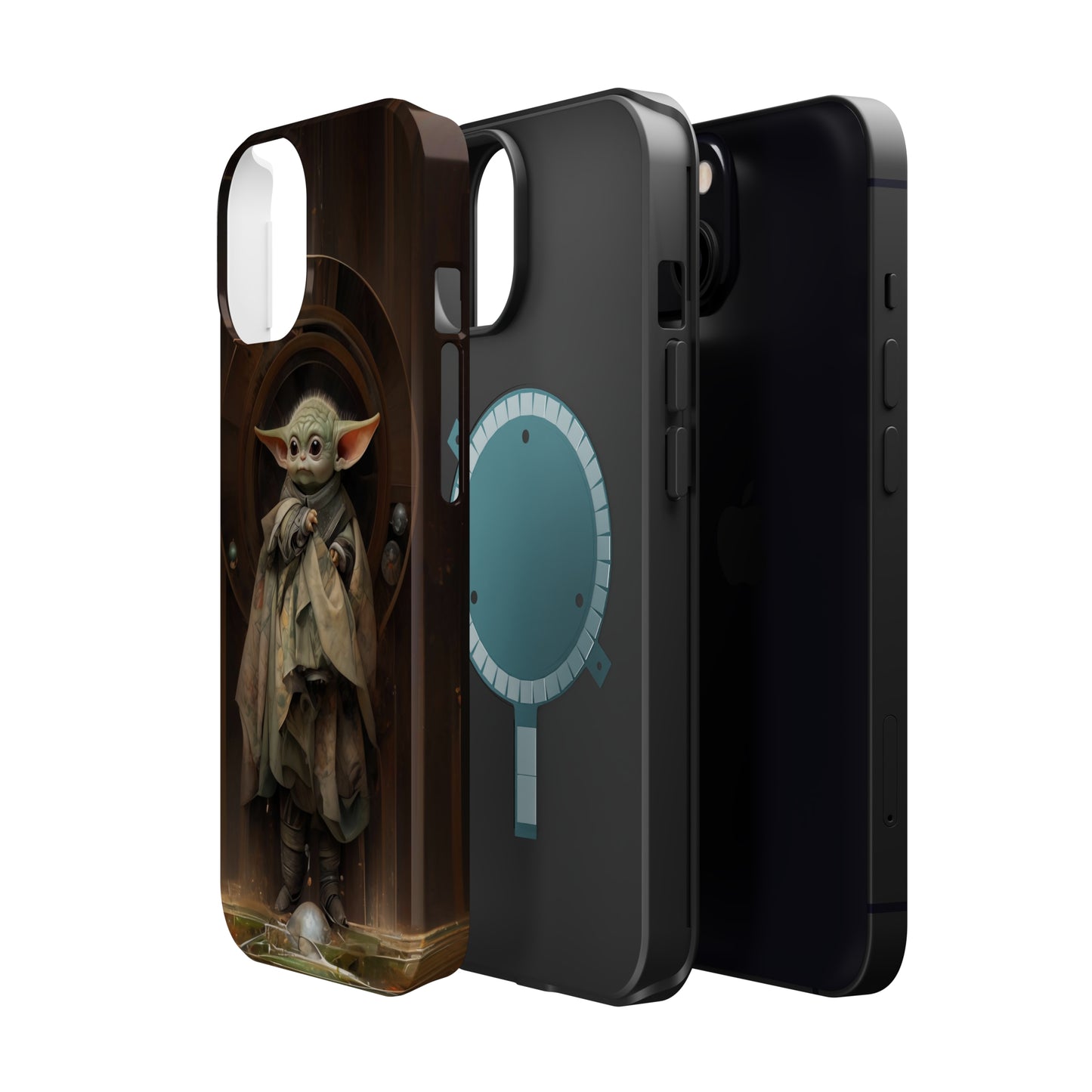 MagSafe Tough iPhone Case - Baby Yoda Grogu Renaissance Painting